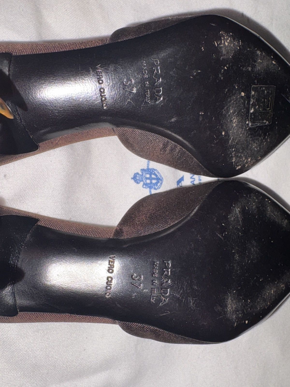 Prada Prada heels jewel sequin pointed toe mule kitten Size US 7 / IT 37 - 7 Thumbnail