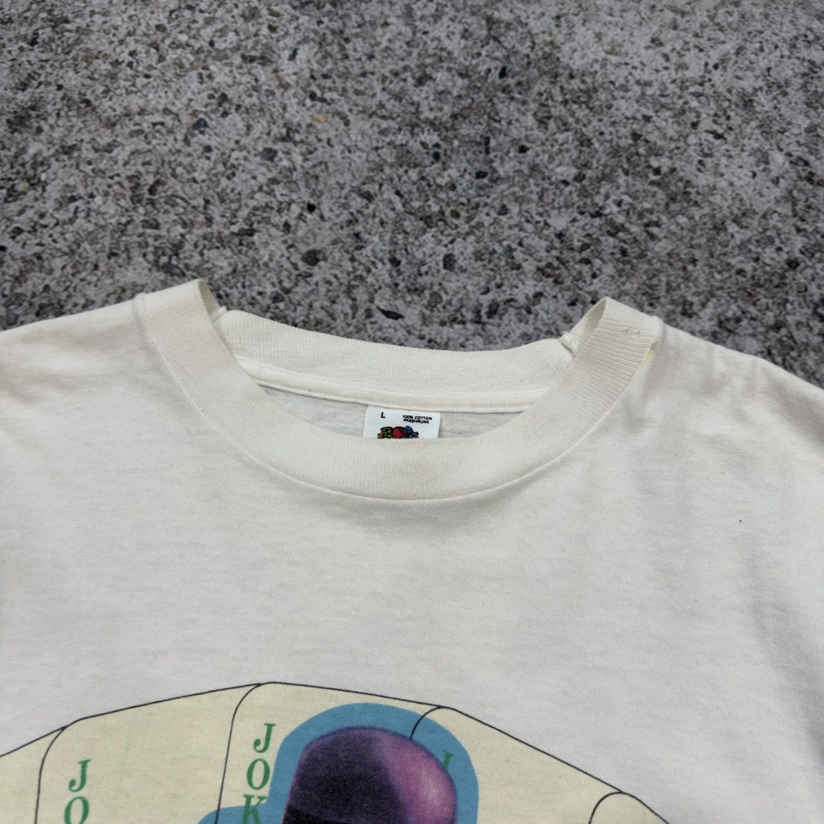 Vintage 1989 The Joker Batman Jack Nicholson Tee Size US L / EU 52-54 / 3 - 10 Thumbnail