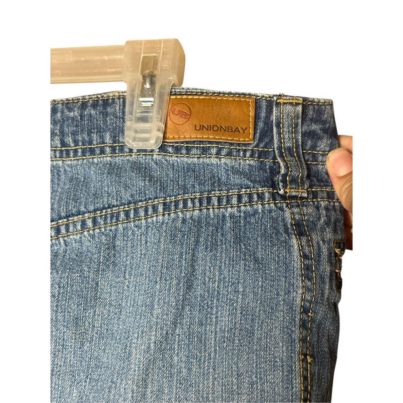 UNIONBAY Vintage Union Bay Y2K Denim Mini Skirt Size 9 Size 33" - 3 Thumbnail