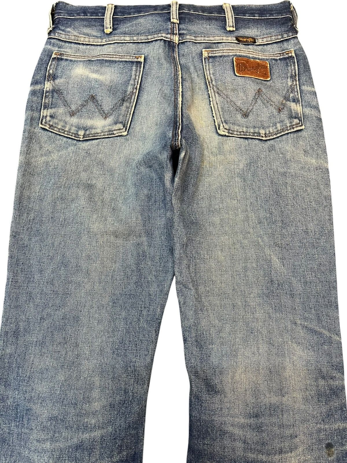 Wrangler Vintage Wrangler Flare Bootcut Distressed Denim Size US 30 / EU 46 - 6 Thumbnail