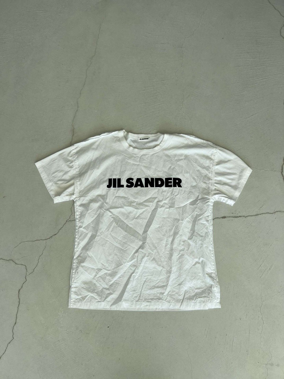 Jil Sander Jil Sander Logo Tee with layered details Size US L / EU 52-54 / 3 - 1 Thumbnail