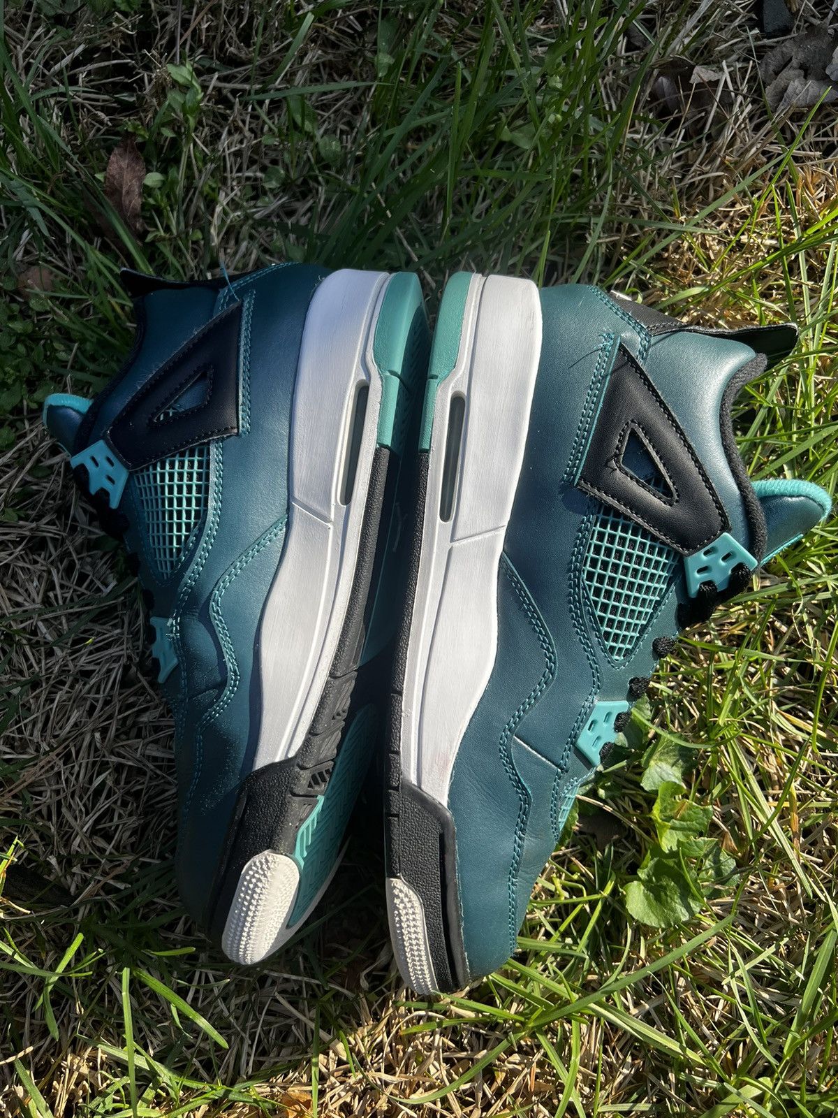 Jordan Brand CLEAN Air Jordan 4 Retro Teal 2015 Size 6.5 Mens shoes Size US 6.5 / EU 39-40 - 10 Thumbnail