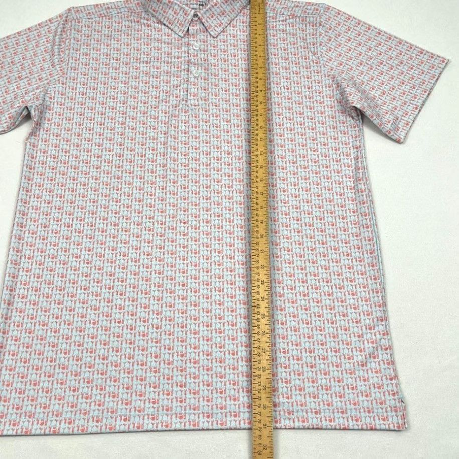 Vintage Bald Head Blues Polo Shirt Mens L Blue Martini Cocktail Alcohol Print Golf Prep Shirt Mens L Blue Martini Cocktail Alcohol Print Polo Size US L / EU 52-54 / 3 - 4 Thumbnail