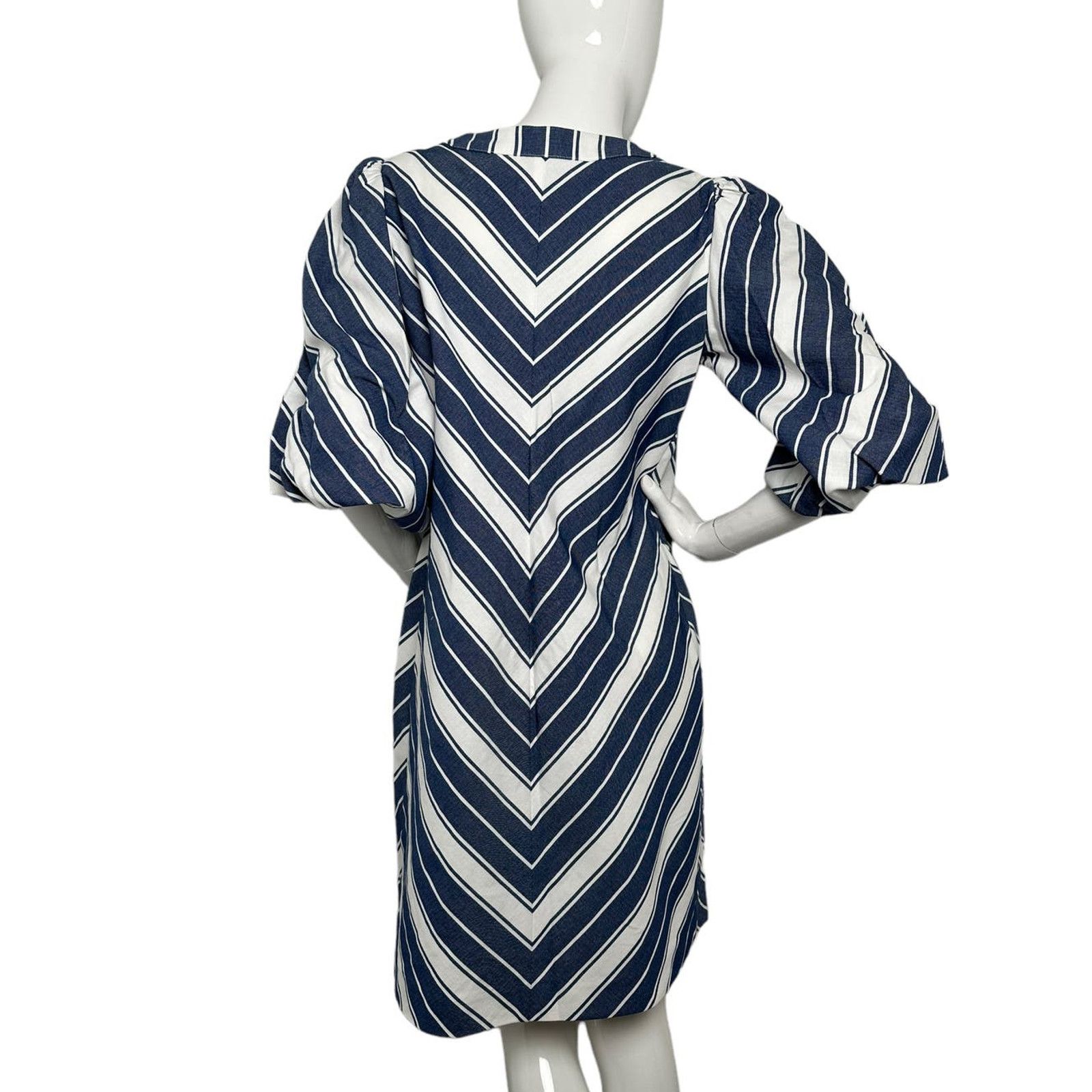 Kate Spade Kate Spade Stripe Double Cloth Mainline Dress Large Sailboat Size L / US 10 / IT 46 - 8 Thumbnail