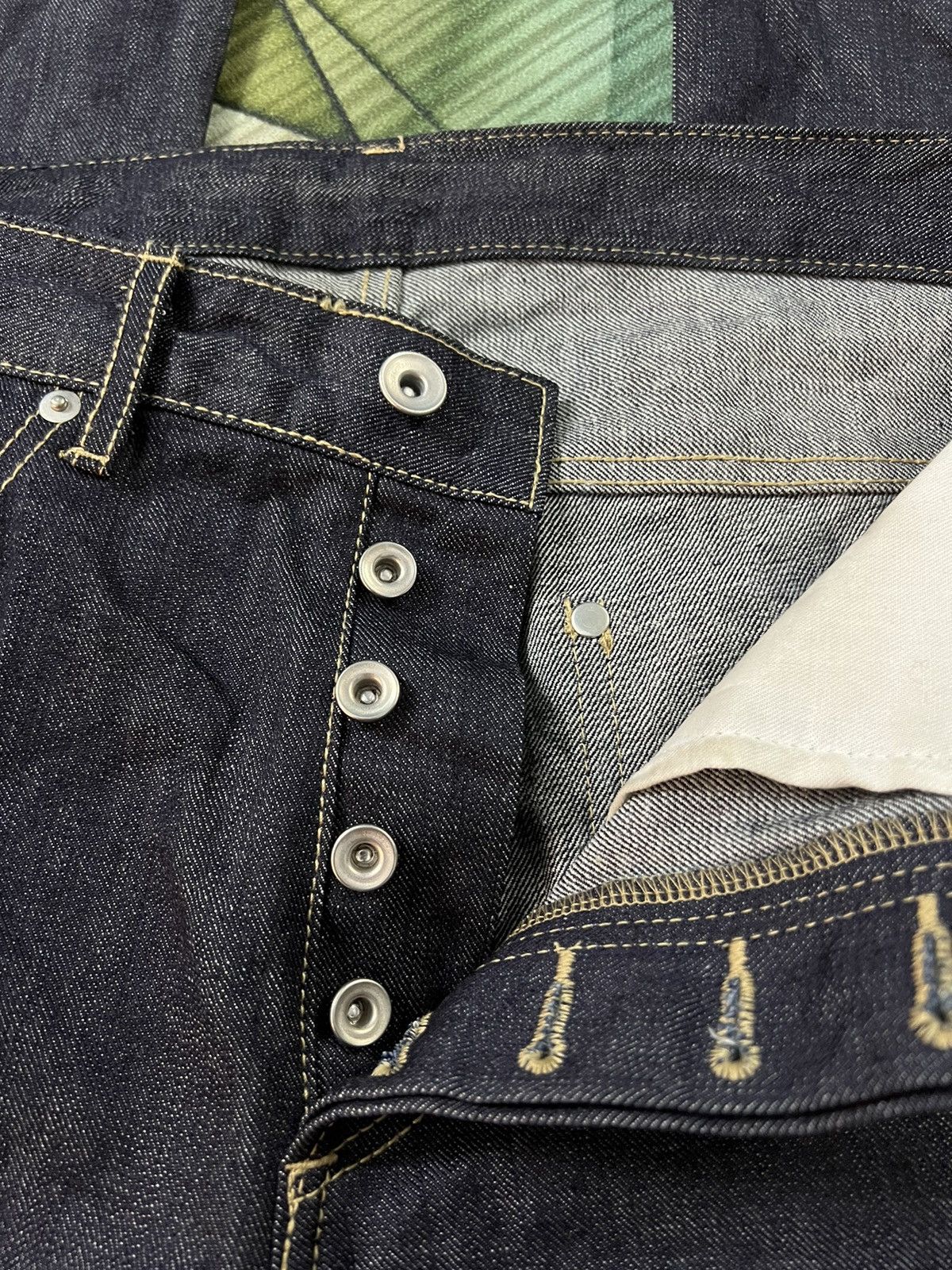 If Six Was Nine × Japanese Brand × Le Grande Bleu (L.G.B.) FROG DENIM FLARE JEANS BY DRAW DESIGN CREATION Size US 32 / EU 48 - 6 Thumbnail