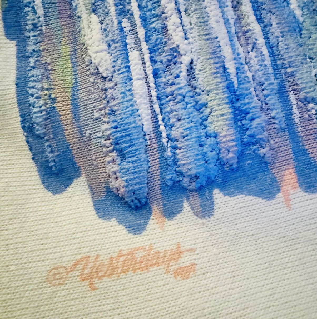 Art Comes First × Jerzees Vintage 1989 Bermuda Wave Art Sweatshirt Size US XL / EU 56 / 4 - 4 Thumbnail