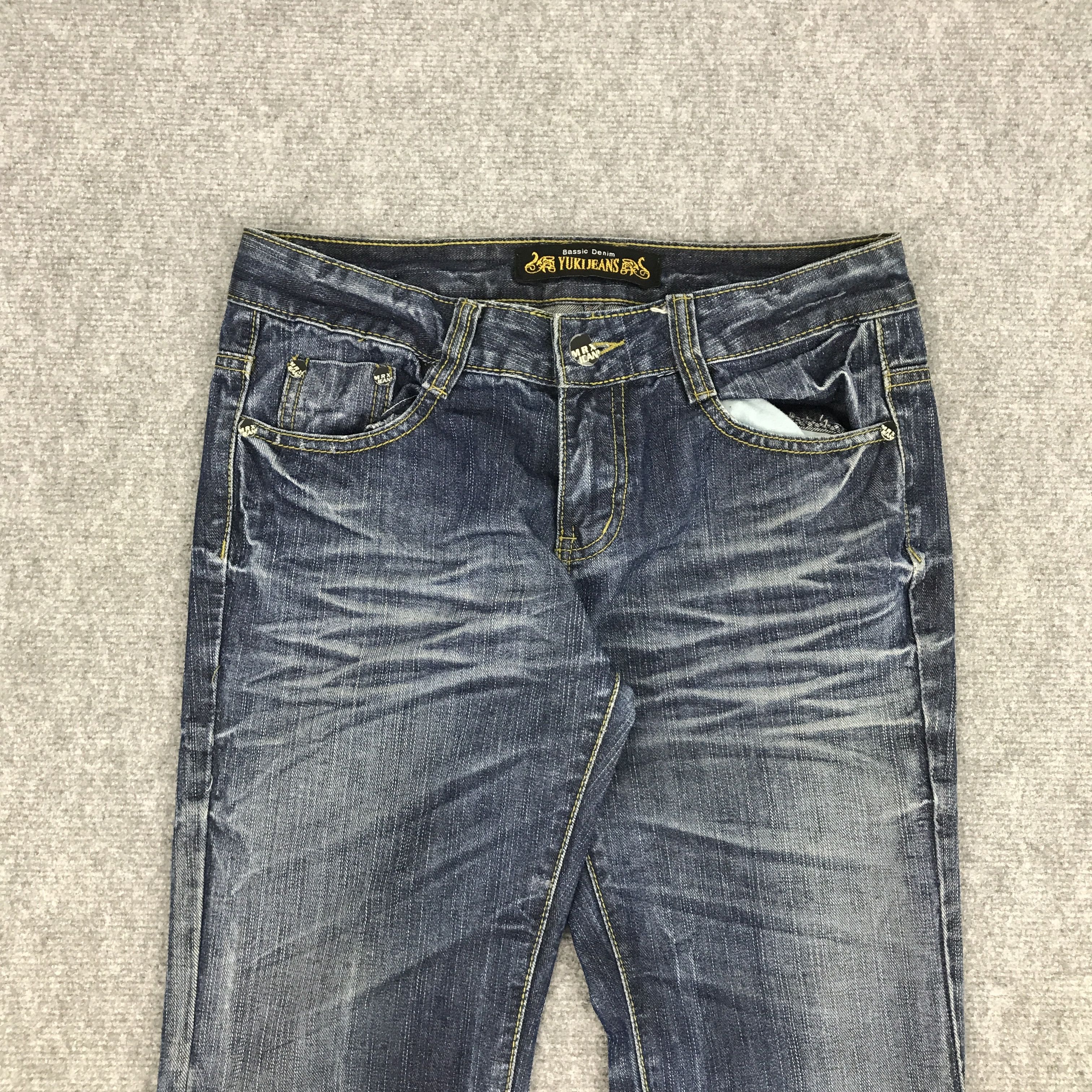 Designer × Japanese Brand FLARE YUKI DENIM JAPAN STYLE BOOTCUT JEANS Size US 29 - 3 Thumbnail
