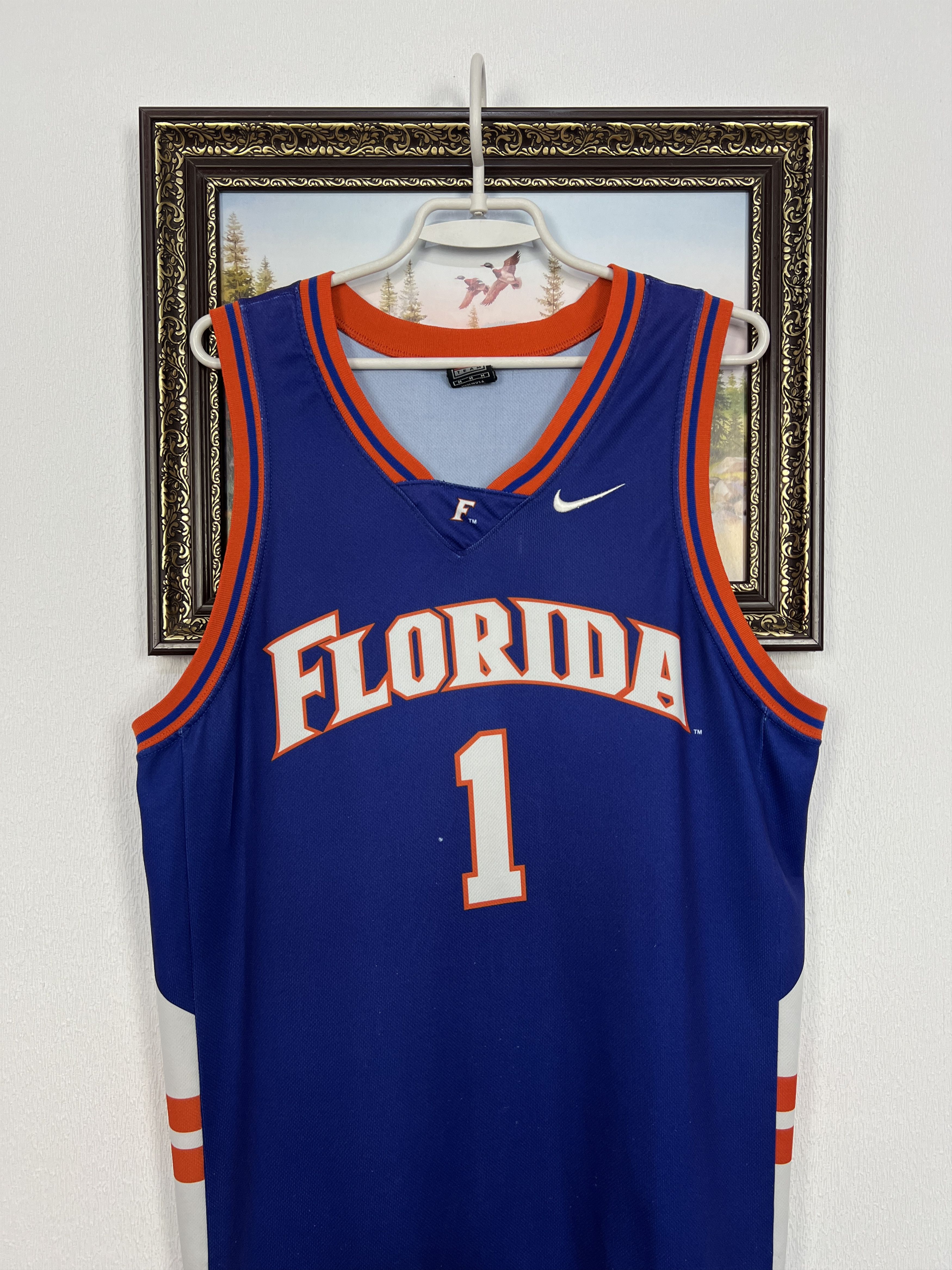 Nike Vintage 90's Nike Florida Gators Basketball Jersey Shirt Size US M / EU 48-50 / 2 - 2 Thumbnail