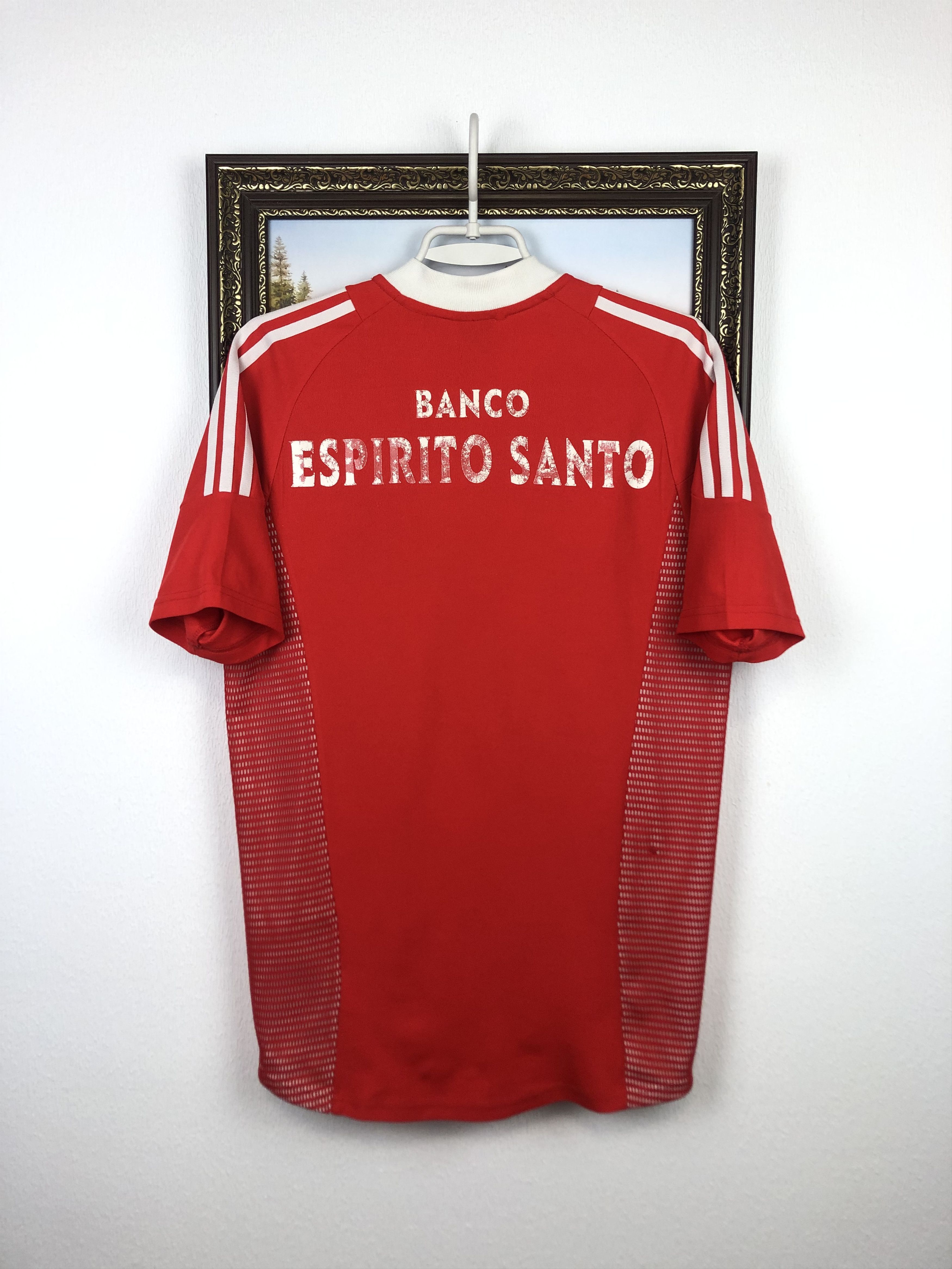Adidas Benfica Home football shirt 2002 Soccer Adidas Jersey Size US S / EU 44-46 / 1 - 7 Thumbnail