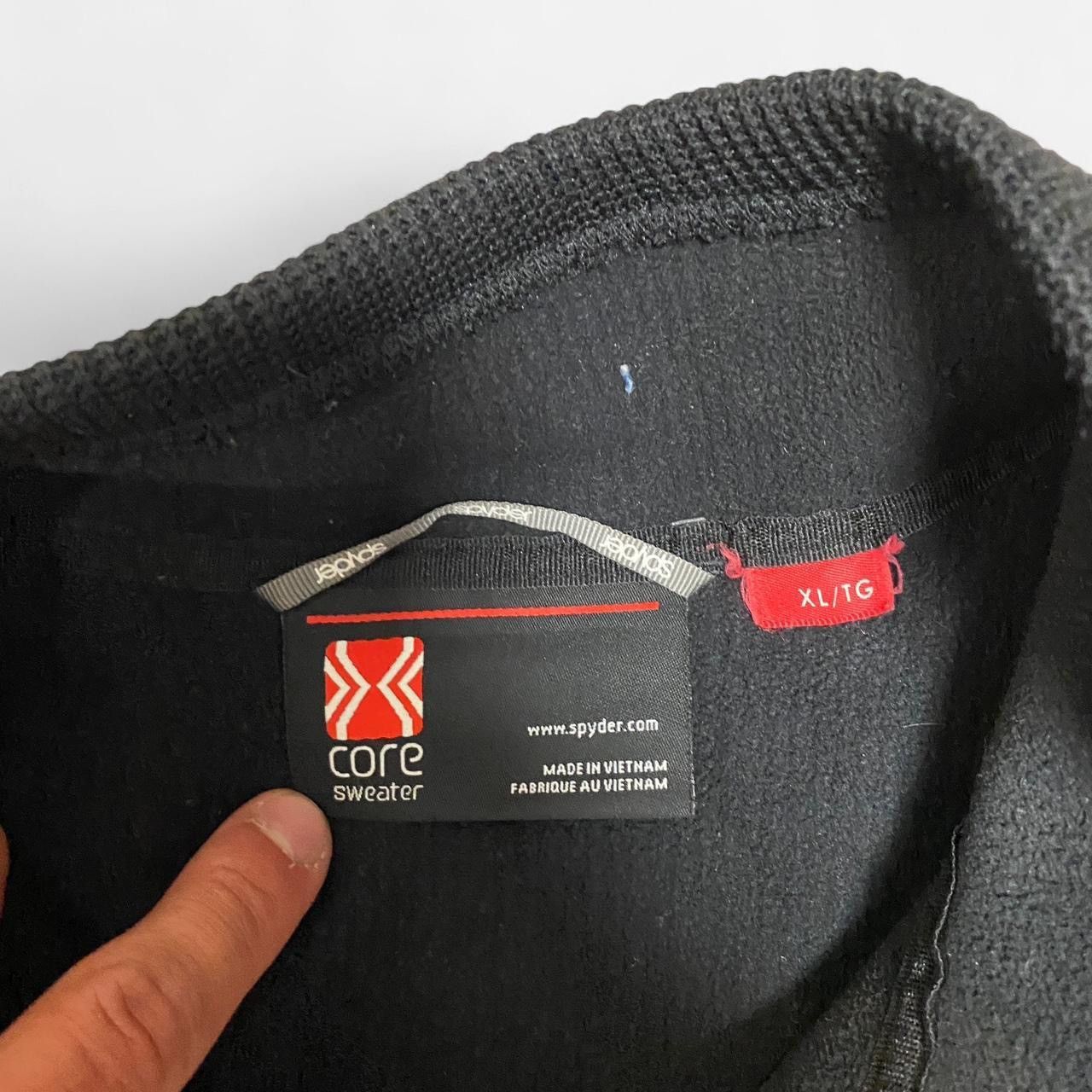Spyder Spyder active black and grey thermal layer Longsleeve Size L / US 10 / IT 46 - 4 Thumbnail