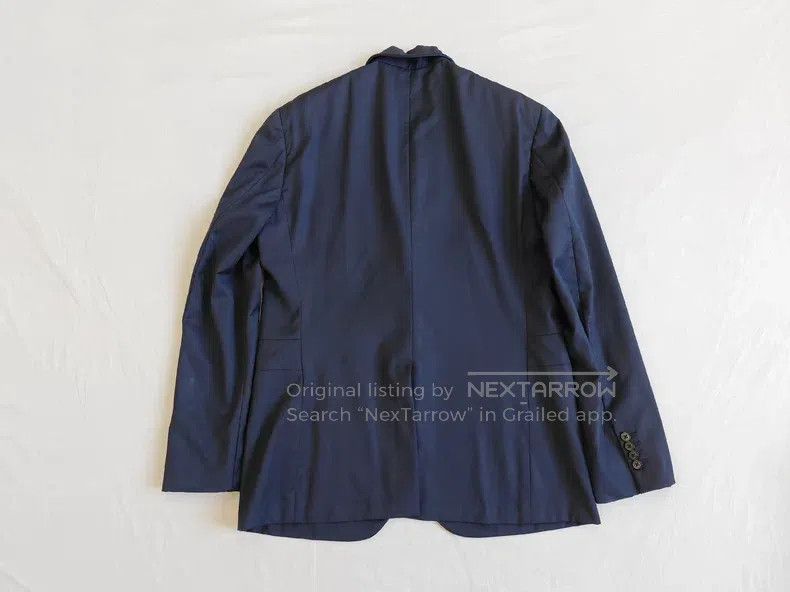 Hermes Hermes Wool suit jacket, dark blue Size 52R - 6 Thumbnail