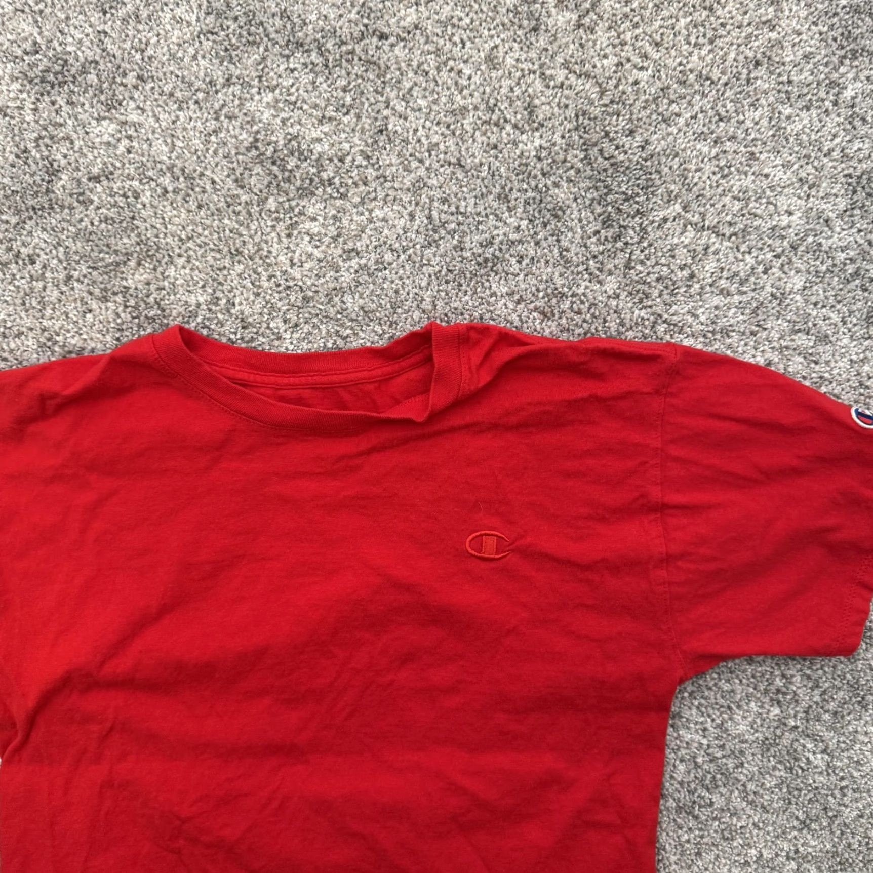 Champion Champion Shirt Mens Medium Red Embroidered C Logo Short Sleeve Tee Cotton Casual Size US M / EU 48-50 / 2 - 4 Thumbnail
