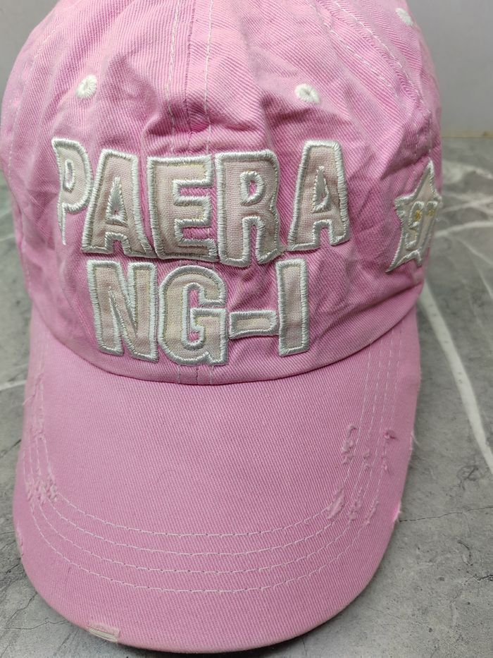 Japanese Brand Vintage Paerang-i Distressed Style Cap Ha Size ONE SIZE - 3 Thumbnail