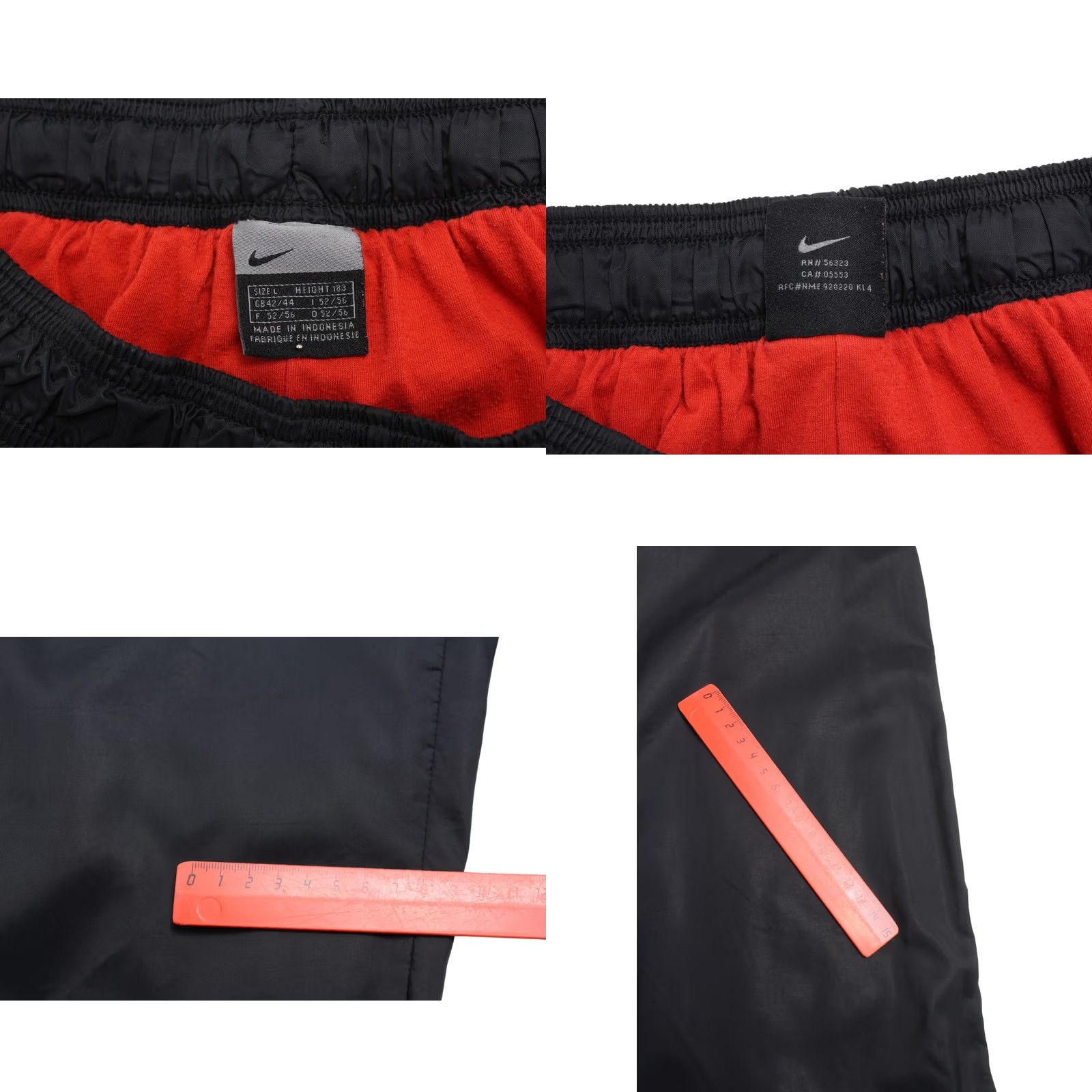 Nike Nike Trousers Men Black Adjustable Waist Zipped Bottoms Sweatpants UK 42/44 Mens Size US 42 / EU 58 - 8 Thumbnail