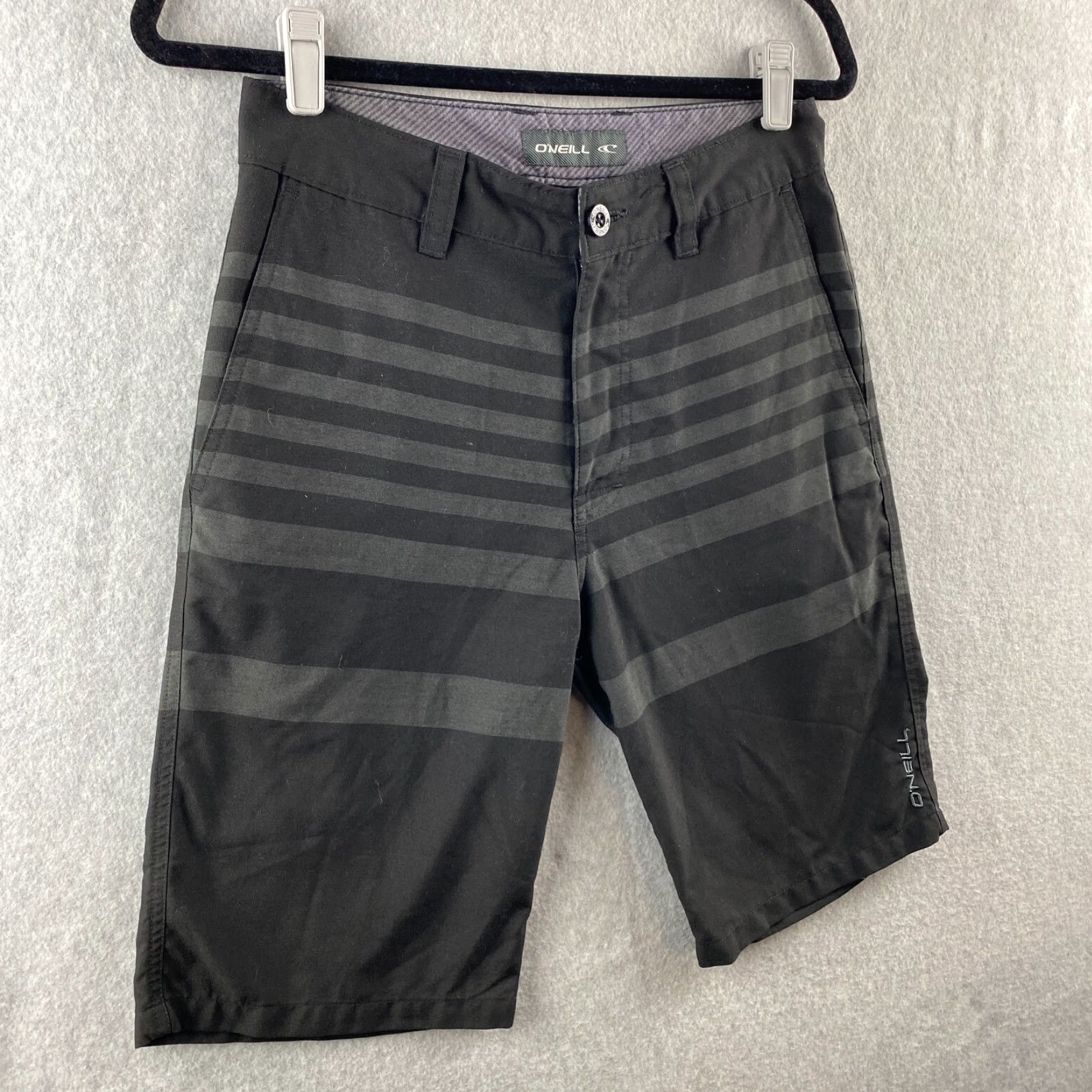 O'Neill O'Neill Hybrid Shorts 28 Mens Black Board Shorts Chino Crossover Striped Golf Size US 28 / EU 44 - 3 Thumbnail