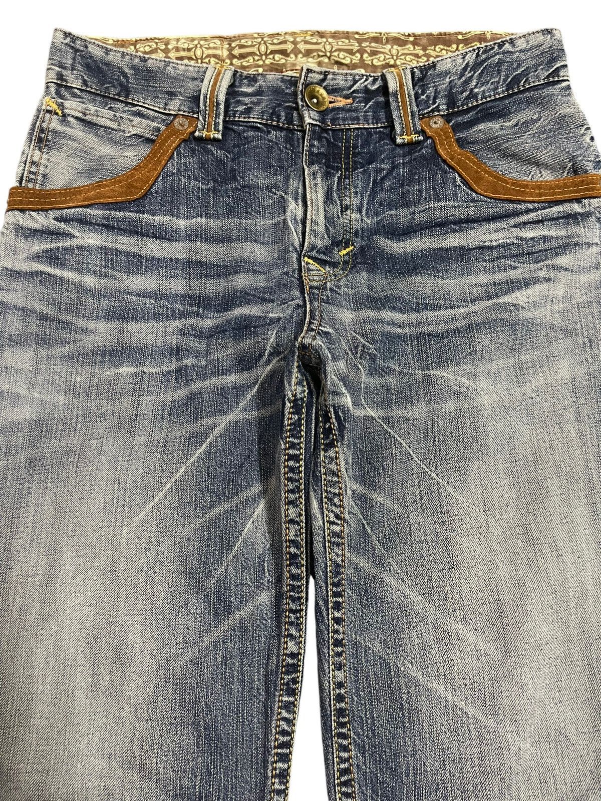 Edwin Edwin XV Exclusive Vintage Blue Bleached Style Loose Jeans Size US 32 / EU 48 - 3 Thumbnail
