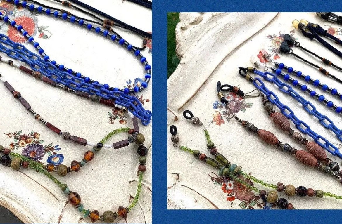 Vintage Vintage Eyewear Strap Lot Wear On Any Sunglasses Glasses Size ONE SIZE - 7 Thumbnail