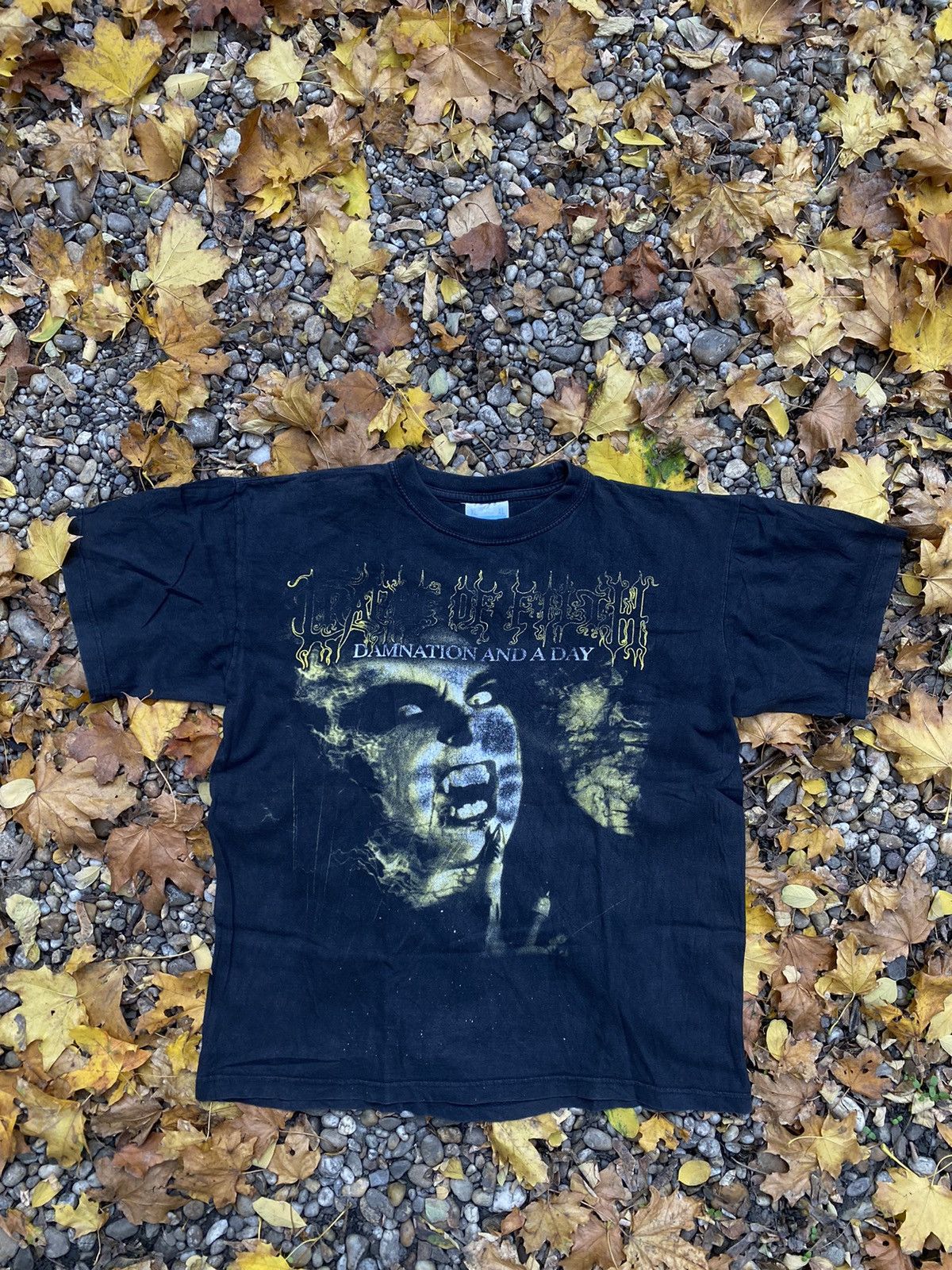Band Tees × Vintage Vintage 90s Cradle Of Filth Damnation And A Day T-Shirt Size US XL / EU 56 / 4 - 1 Thumbnail