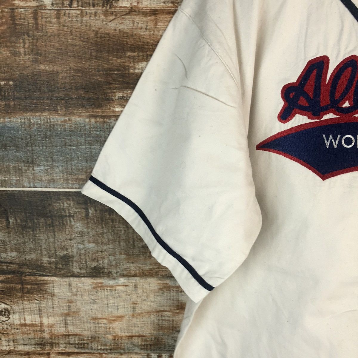 Japanese Brand × Vintage Javonite Gear All Star White jersey #A1972 Size US M / EU 48-50 / 2 - 8 Thumbnail