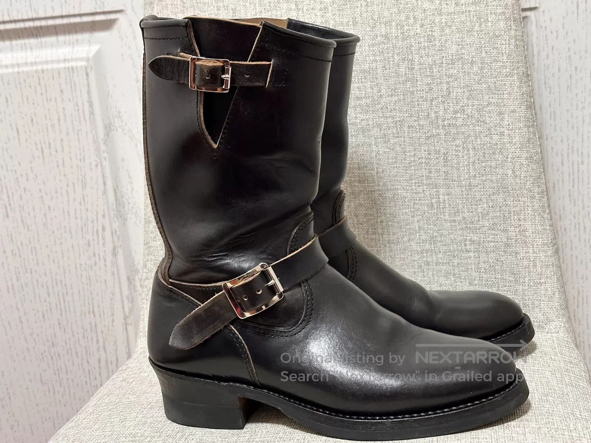 ATTRACTIONS ATTRACTIONS 444 Engineer Boots. Size US 7.5 / EU 40-41 - 2 Thumbnail