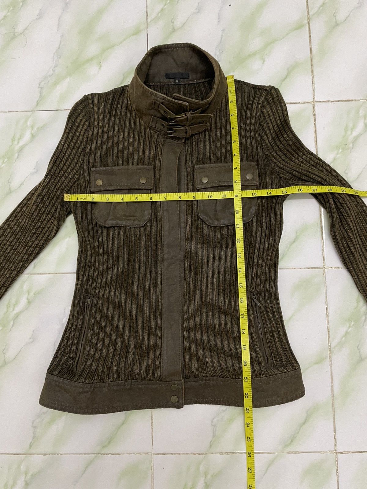 If Six Was Nine Fragile Kintted Zipper Crop Jacket Size S / US 4 / IT 40 - 15 Thumbnail