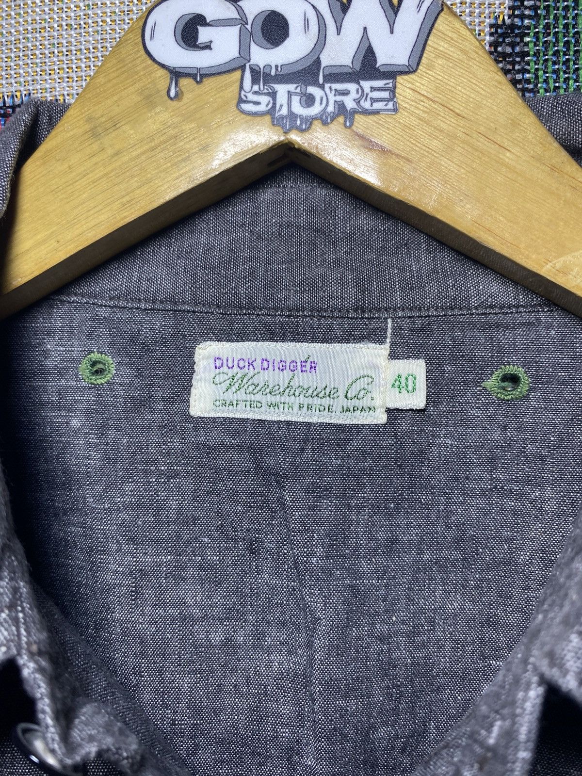 Warehouse & Co. Warehouse Co. Duck Digger Vintage Chambray Button Ups Jeans Size US L / EU 52-54 / 3 - 6 Thumbnail