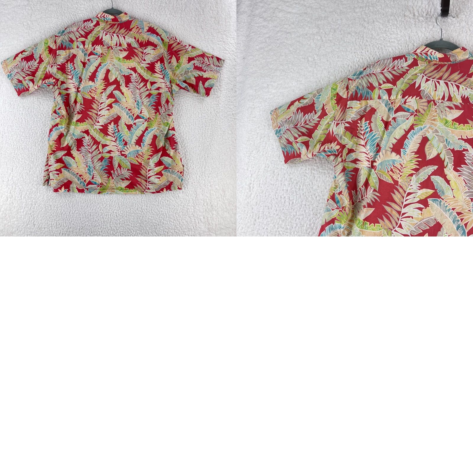 Tori Richard VINTAGE Tori Richard Red Palm Print Button-Up Shirt Mens XL Short Sleeve Cotton Hawaiian Tropical Beach Size US XL / EU 56 / 4 - 9 Thumbnail