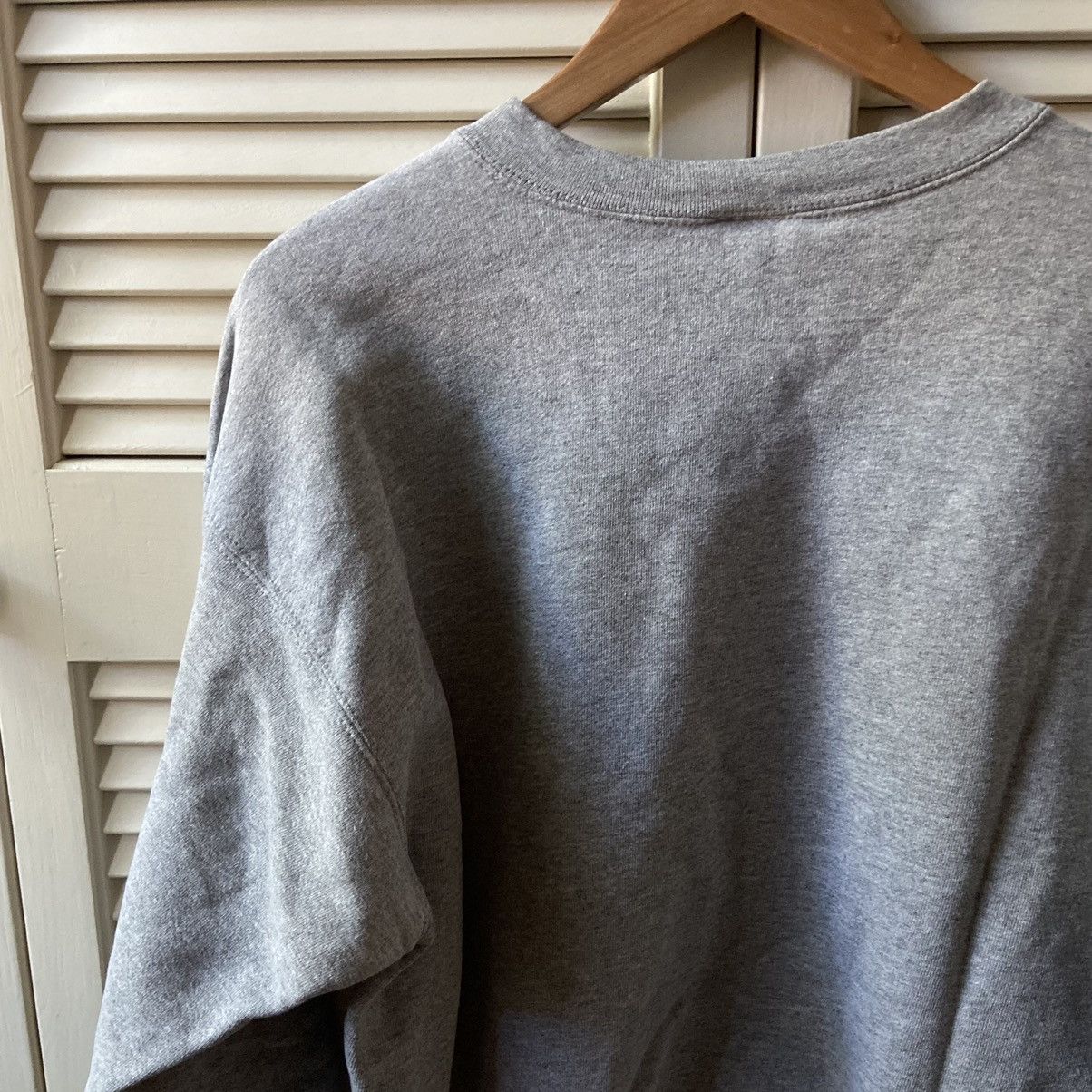 Nike × Vintage Vintage 90’s Nike Made in USA Embroidered Grey Sweatshirt Size US M / EU 48-50 / 2 - 7 Thumbnail