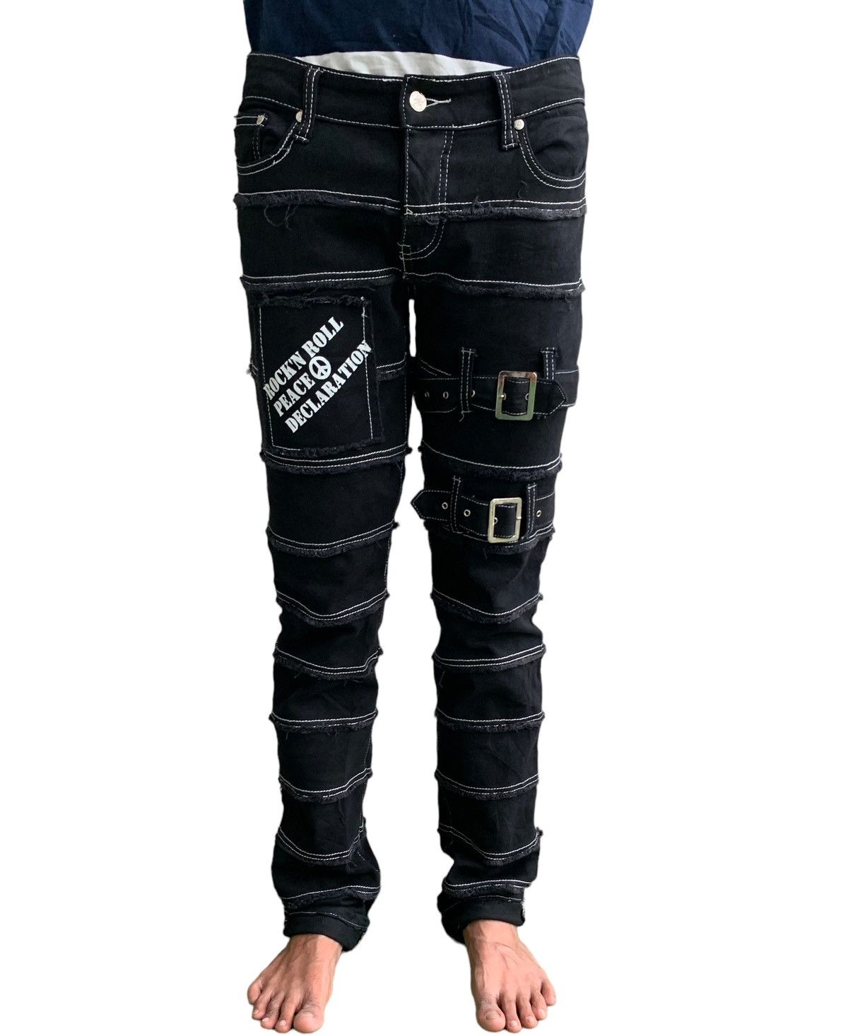 If Six Was Nine ⚡️🔥Japanese Brand Hide ROCK Hagi Design Size US 31 - 2 Thumbnail