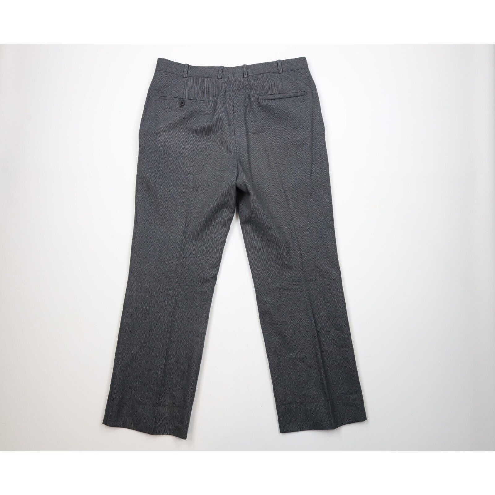 Hickey Freeman × Vintage Vintage 80s Hickey Freeman Boardroom 2 Piece Wool Suit Size 44R - 13 Thumbnail