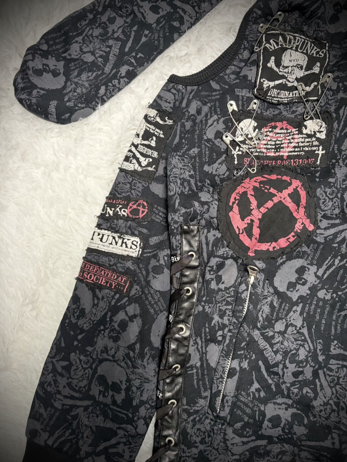 Japanese Brand Japanese Brand Mad Punks bunny ear hoodie Size US M / EU 48-50 / 2 - 3 Thumbnail