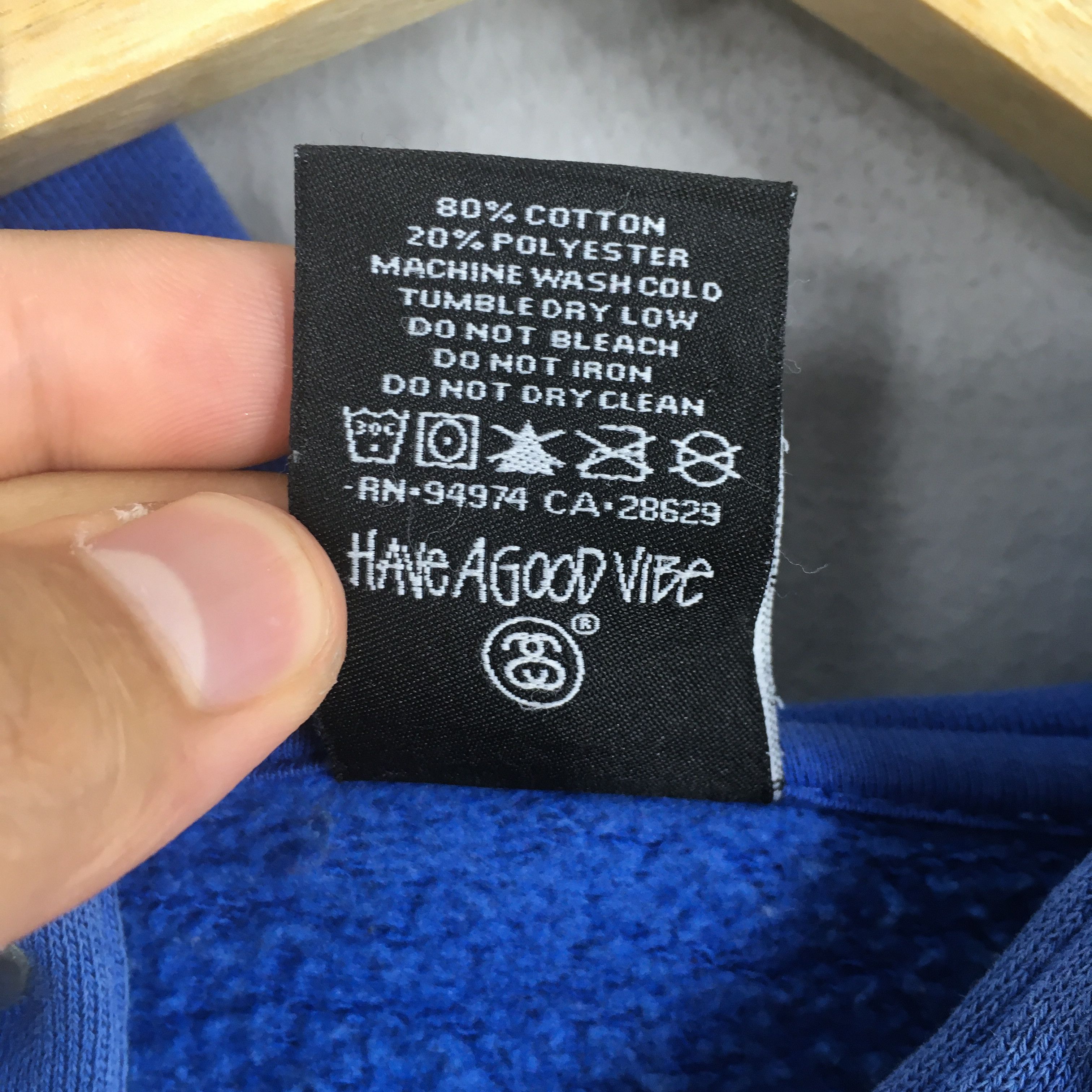 Stussy Vintage 90s Stussy Logo Hoodie Sweatshirt Large Size US L / EU 52-54 / 3 - 6 Thumbnail