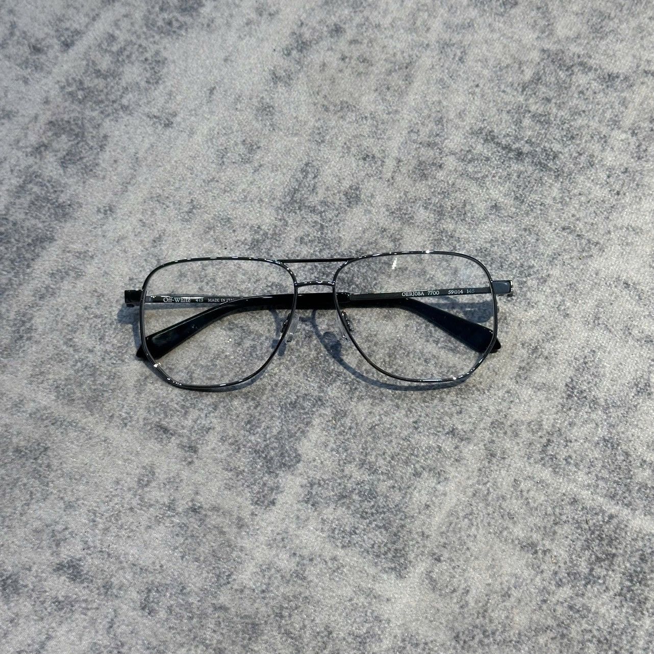 Off-White OFF WHITE OERJ08A 7700 Gunmetal Sunglasses Size ONE SIZE - 6 Thumbnail