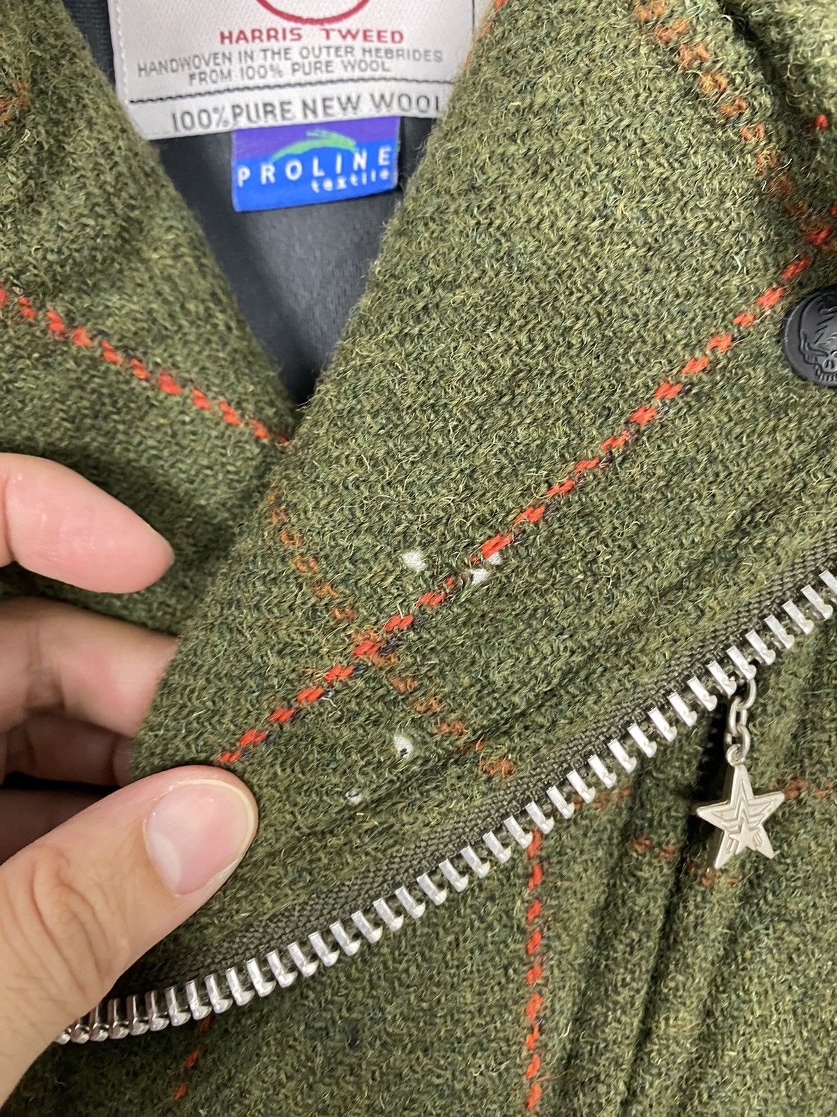Harris Tweed Vtg Lowrider X Harris Tweed Wool Tweed Vest Made in Japan Size US S / EU 44-46 / 1 - 13 Thumbnail