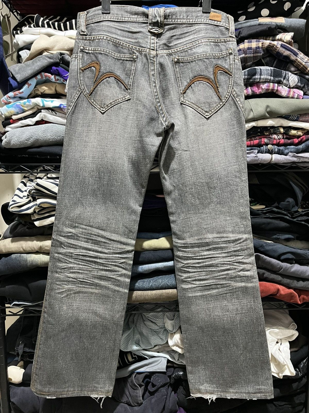 If Six Was Nine 2000's Japanese Brand Nicole Club For Men Jeans Size US 31 - 9 Thumbnail