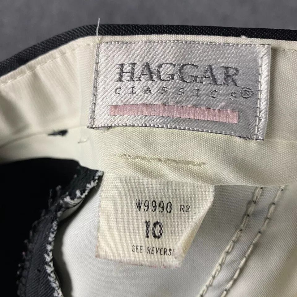 Haggar Haggar Classic Pants Women's Size 10 Trousers Hook & Eye Size 32" / US 10 / IT 46 - 8 Thumbnail