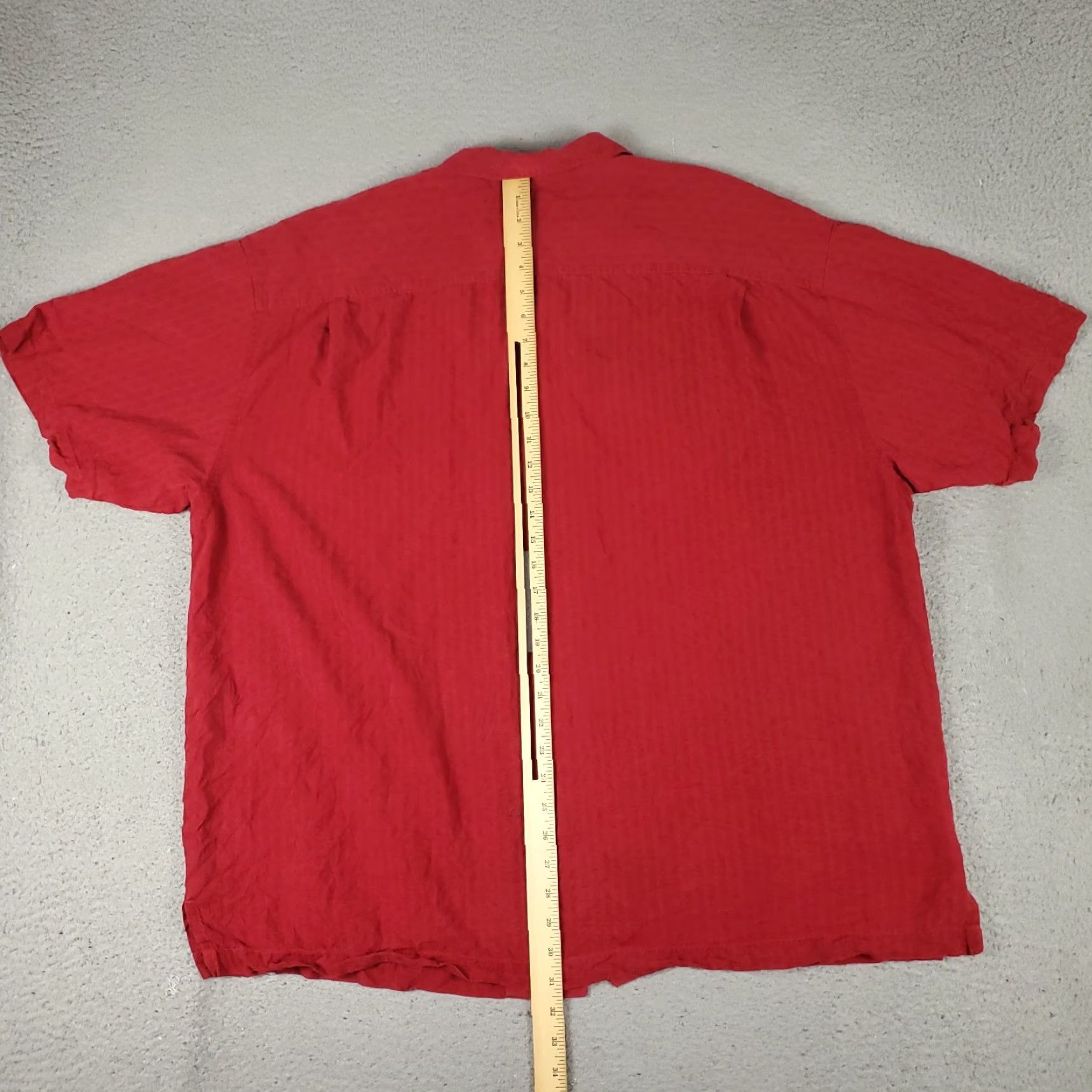 Tommy Bahama VINTAGE Tommy Bahama Shirt Men 2XL Red Silk Hawaiian Button-Up Short Sleeve Size US XXL / EU 58 / 5 - 5 Thumbnail