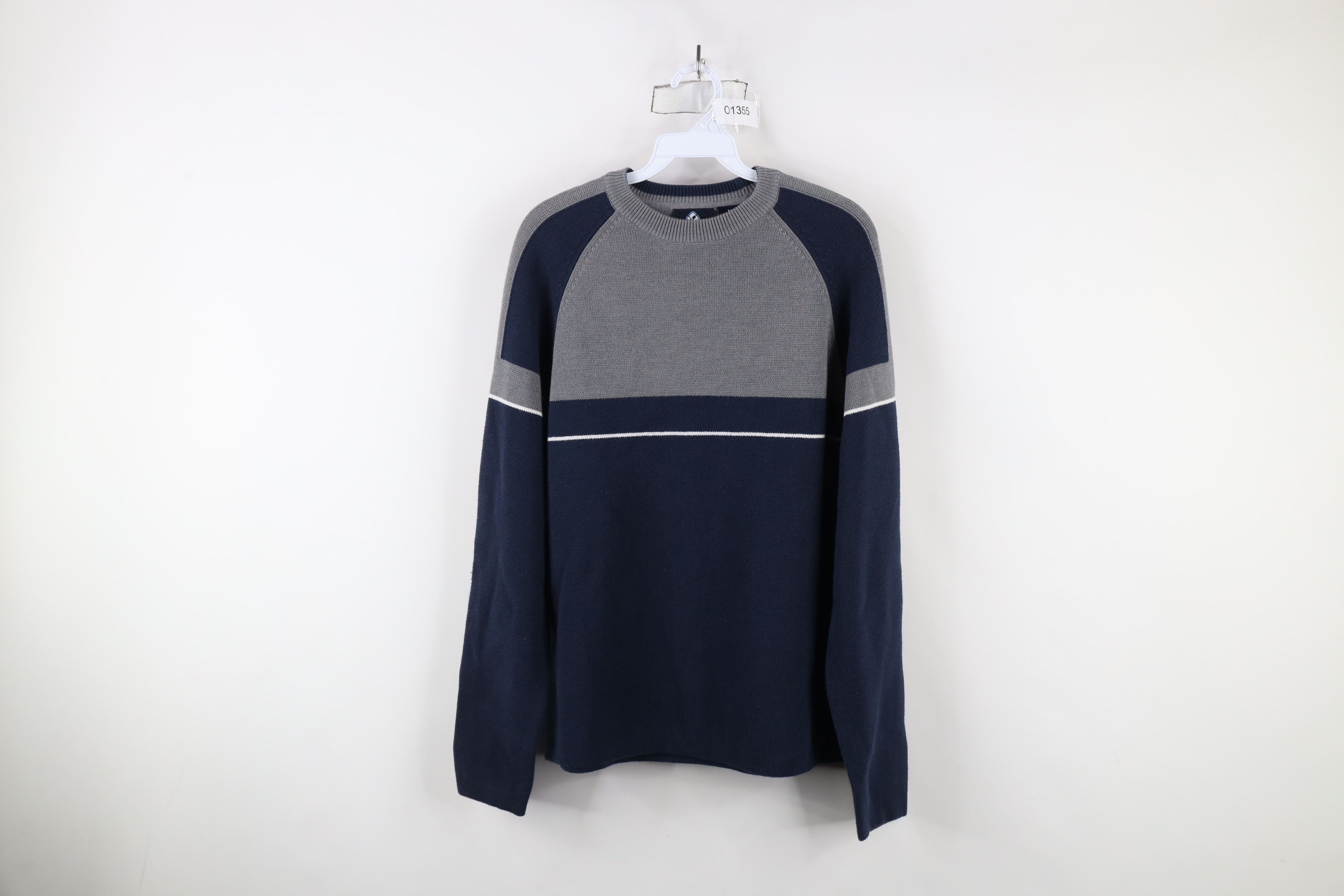 Vintage Vintage 90s Streetwear Heavyweight Knit Crewneck Sweater Size US M / EU 48-50 / 2 - 1 Thumbnail