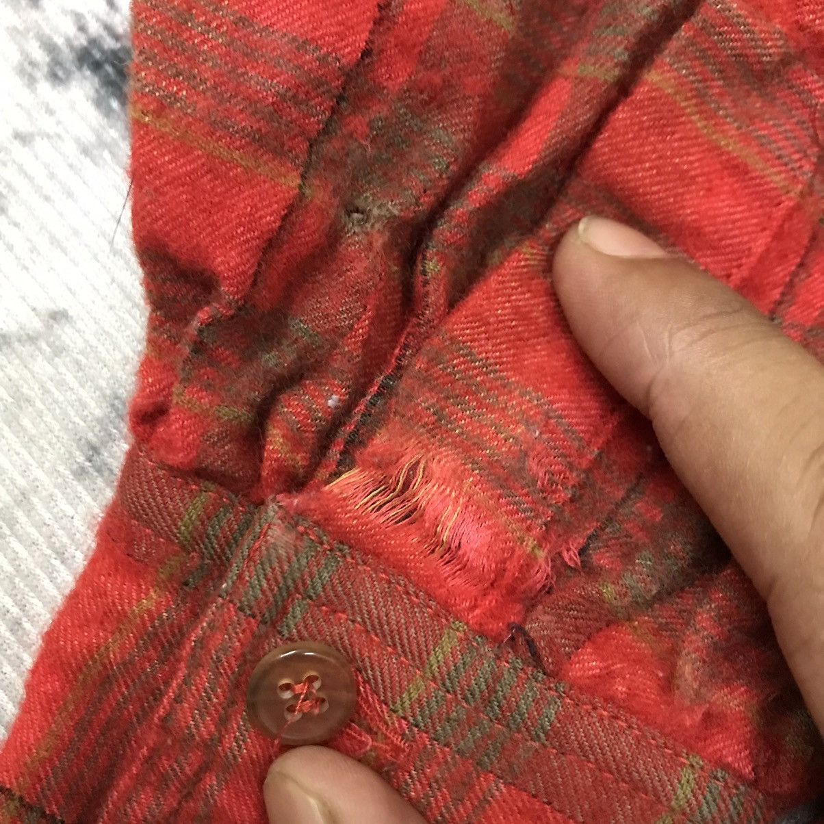 Designer × Escada × Japanese Brand Vintage 90s Escada Wool Pullover Flanel Shirt Button Up Size S / US 4 / IT 40 - 2 Thumbnail