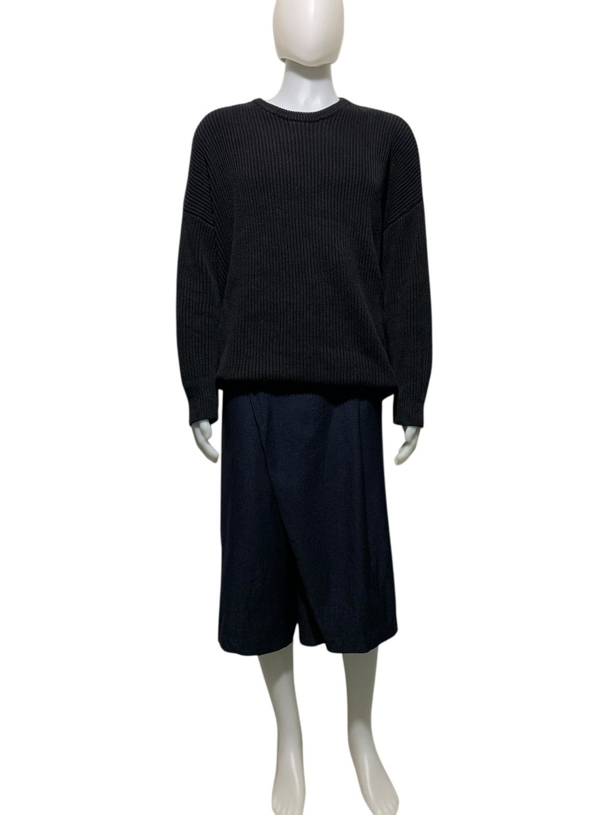 Yohji Yamamoto Comme Ca layered hakama wide leg pants yohji style japan Size US 31 - 7 Thumbnail
