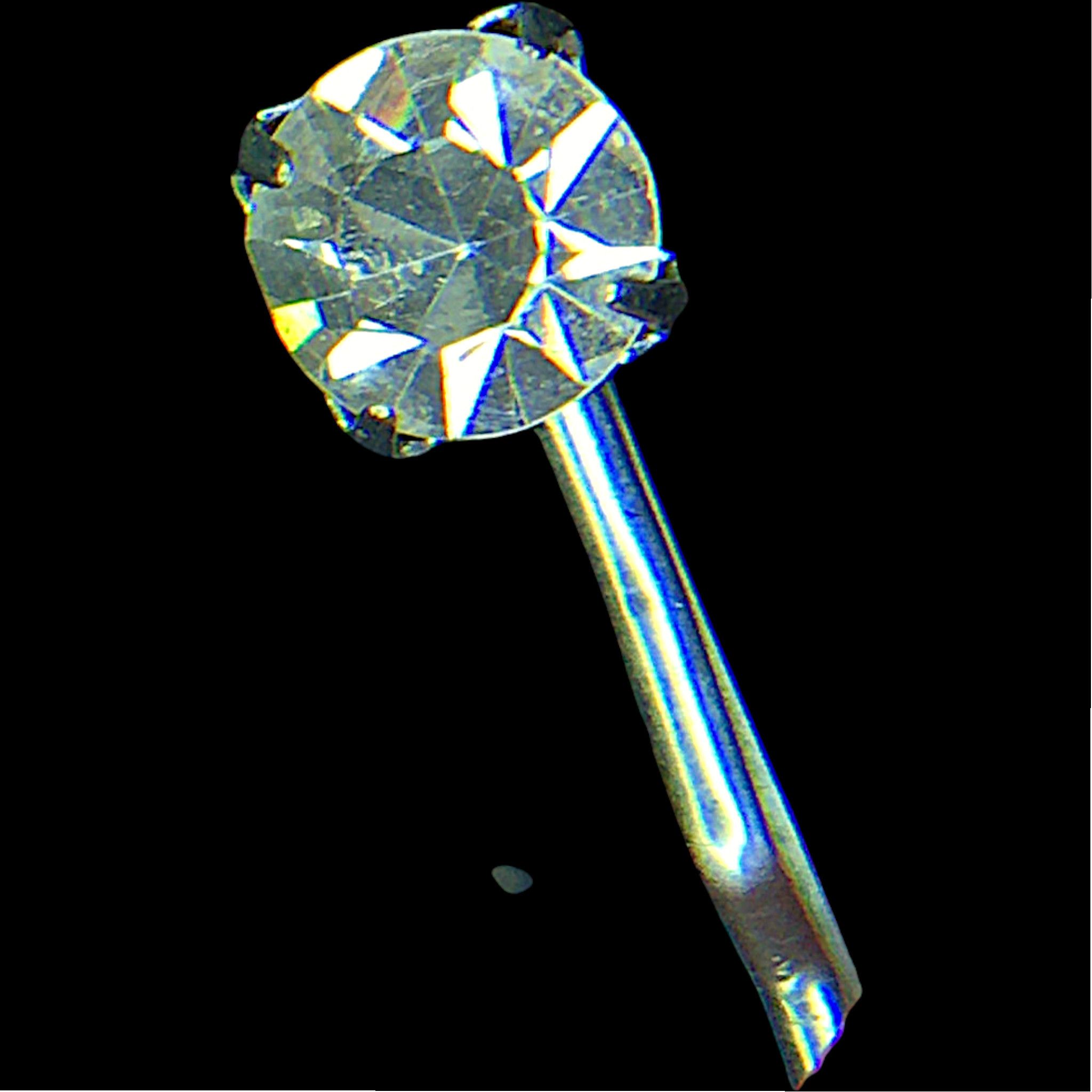 Other Antique Silver-Tone Hairpins with Faceted Rhinestones Size ONE SIZE - 14 Thumbnail