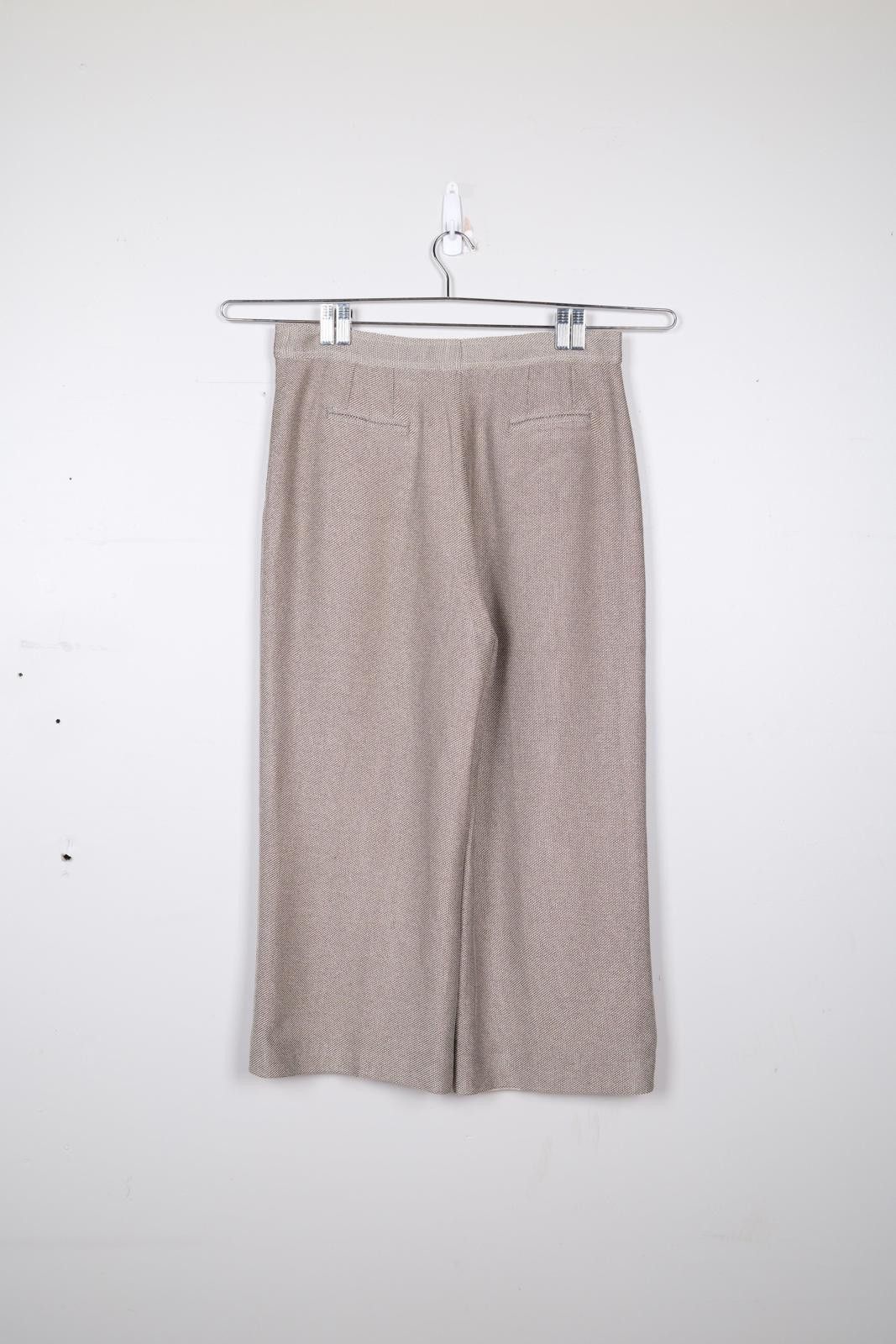Fendi 90's Fendi Textured Wide-Leg Pant Size ONE SIZE - 2 Thumbnail