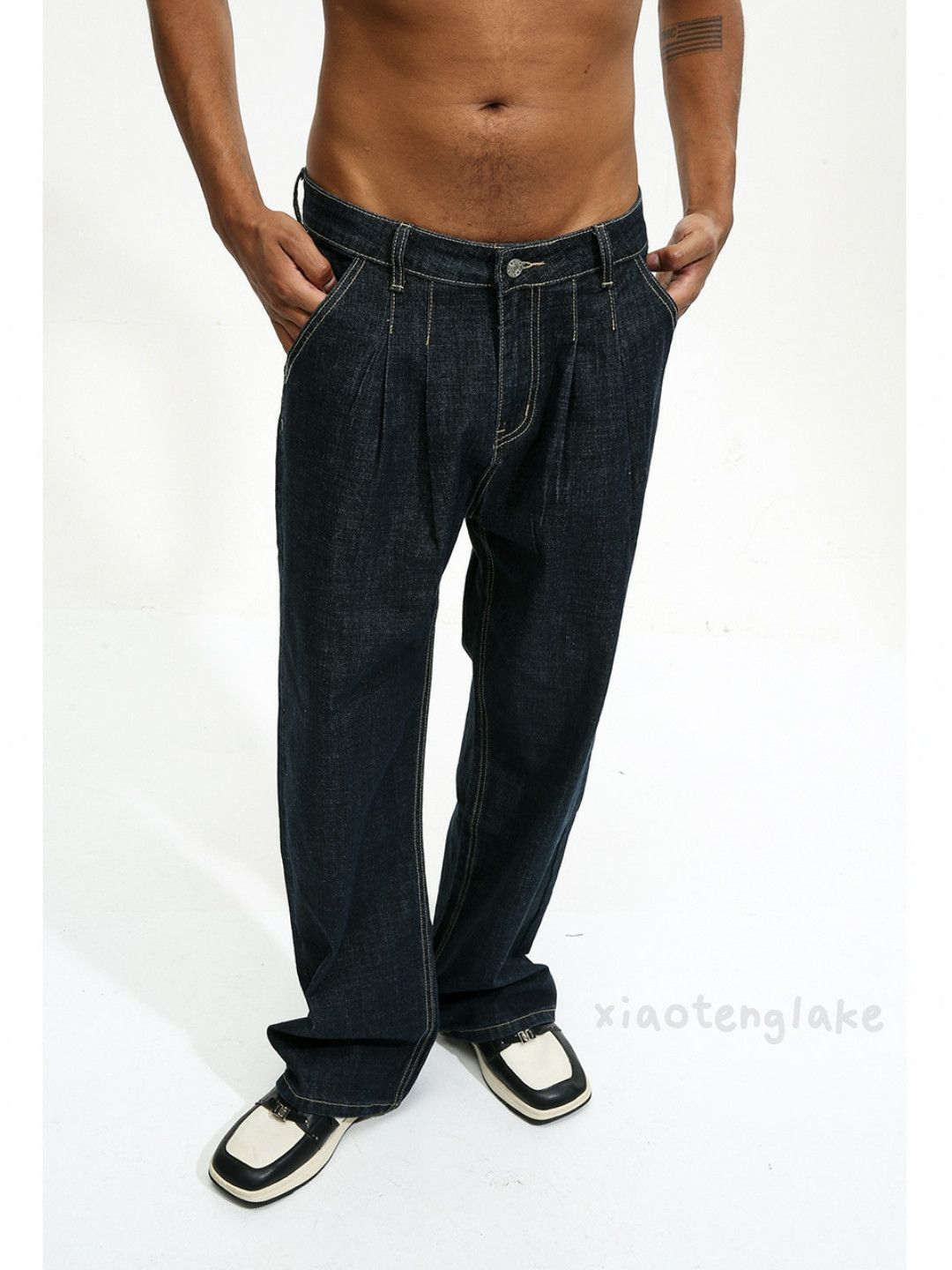 Designer × Jean × Vintage loose baggy utility skate hiphop yuppie jeans Size US 30 / EU 46 - 11 Thumbnail