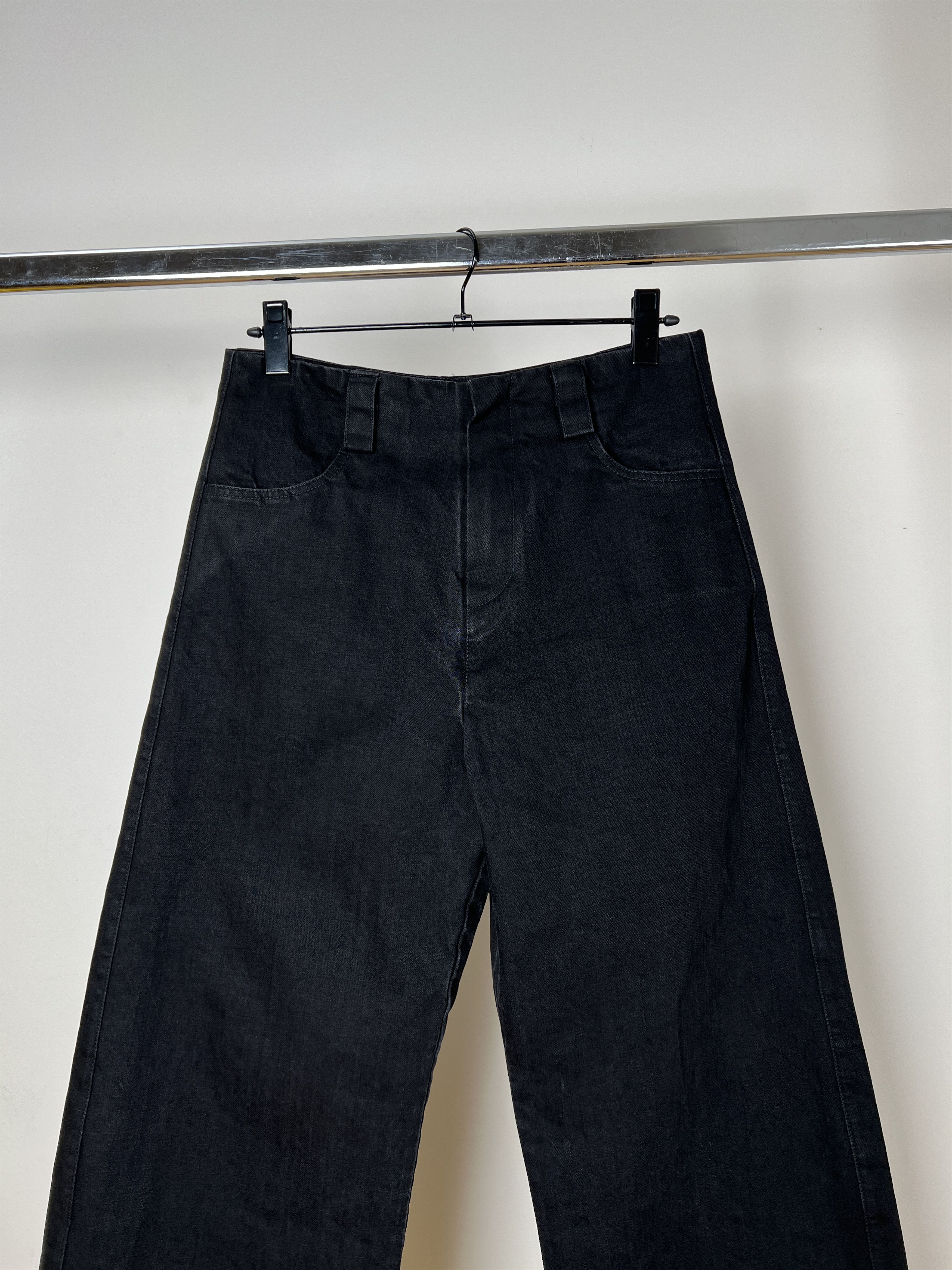 Other NKTRMNV WIDE DENIM PANTS BLACK 01.01 Size US 36 / EU 52 - 16 Thumbnail
