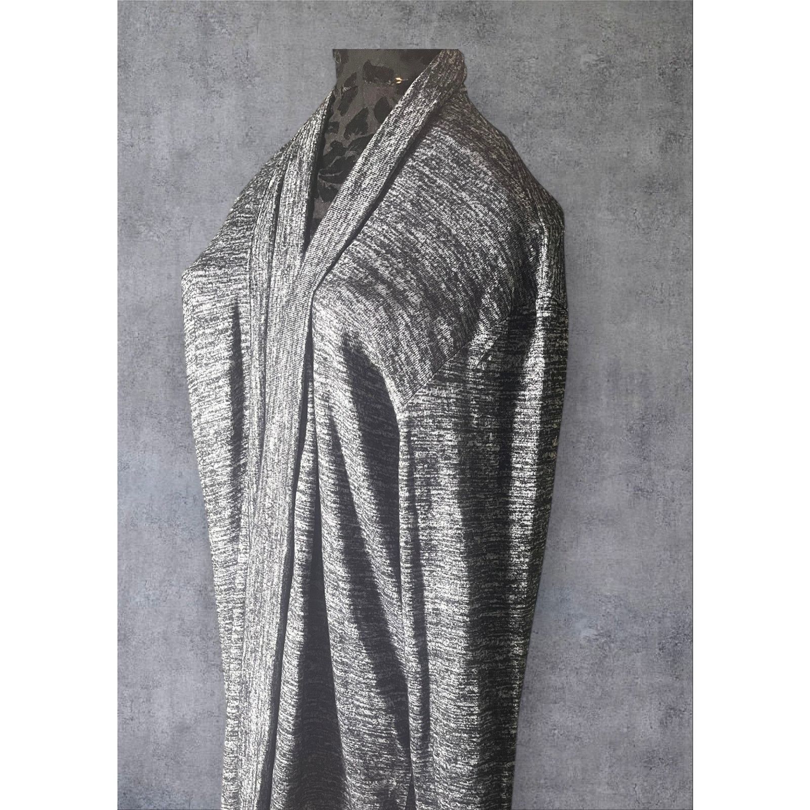 Gap GAP Lightweight Cardigan Space Dye Black White Gray Sz Large Size L / US 10 / IT 46 - 2 Thumbnail