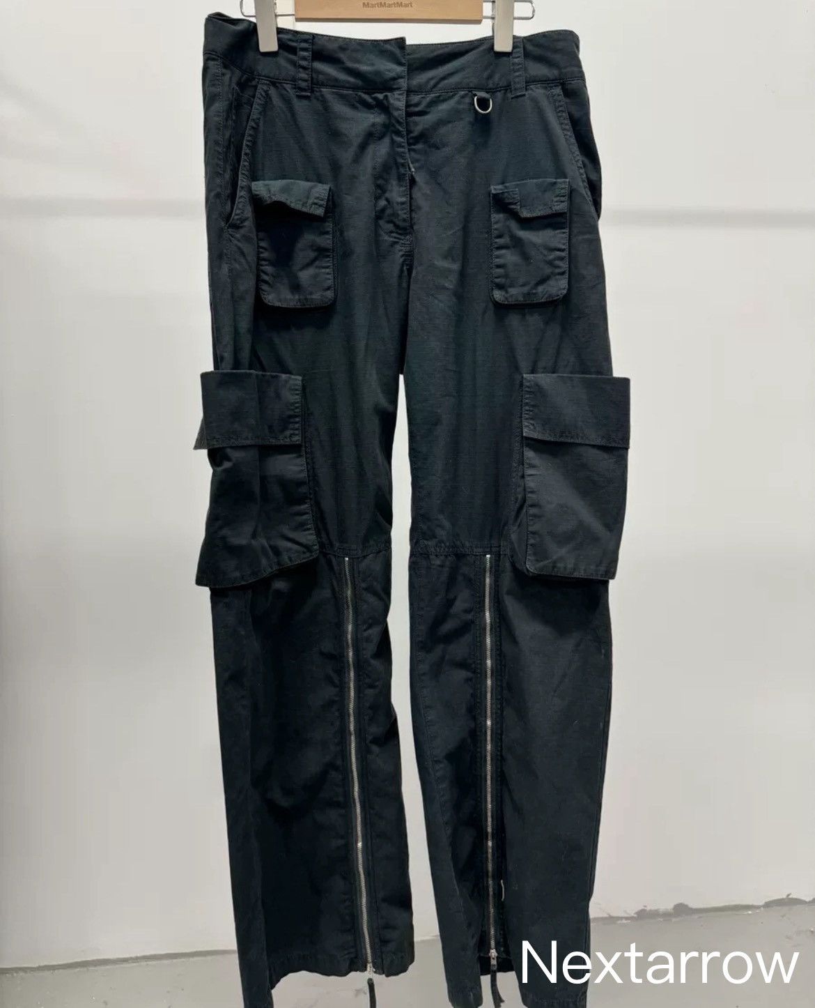 Acne Studios Acne Studio Cargo zip-up pants 2408-Nextarrow
