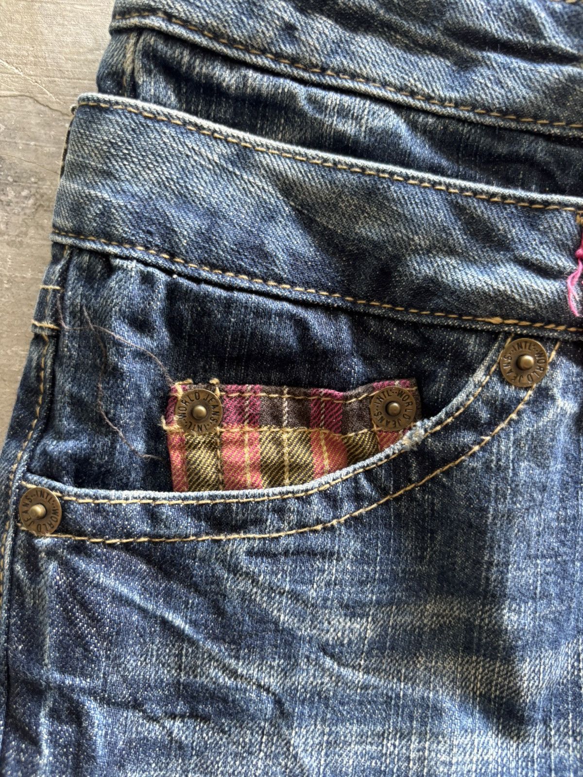 PPFM Distressed double waist C.O.L.Z.A japanese punk goth style Size US 30 / EU 46 - 10 Thumbnail