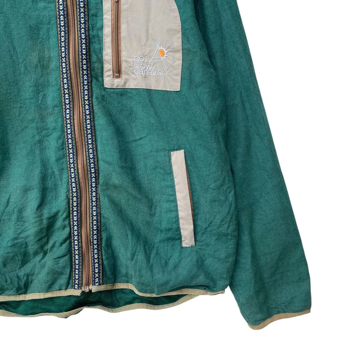 go slow caravan 💥Japanese Brand Go Slow Caravan Full Zipper Up Jacket Size US M / EU 48-50 / 2 - 5 Thumbnail