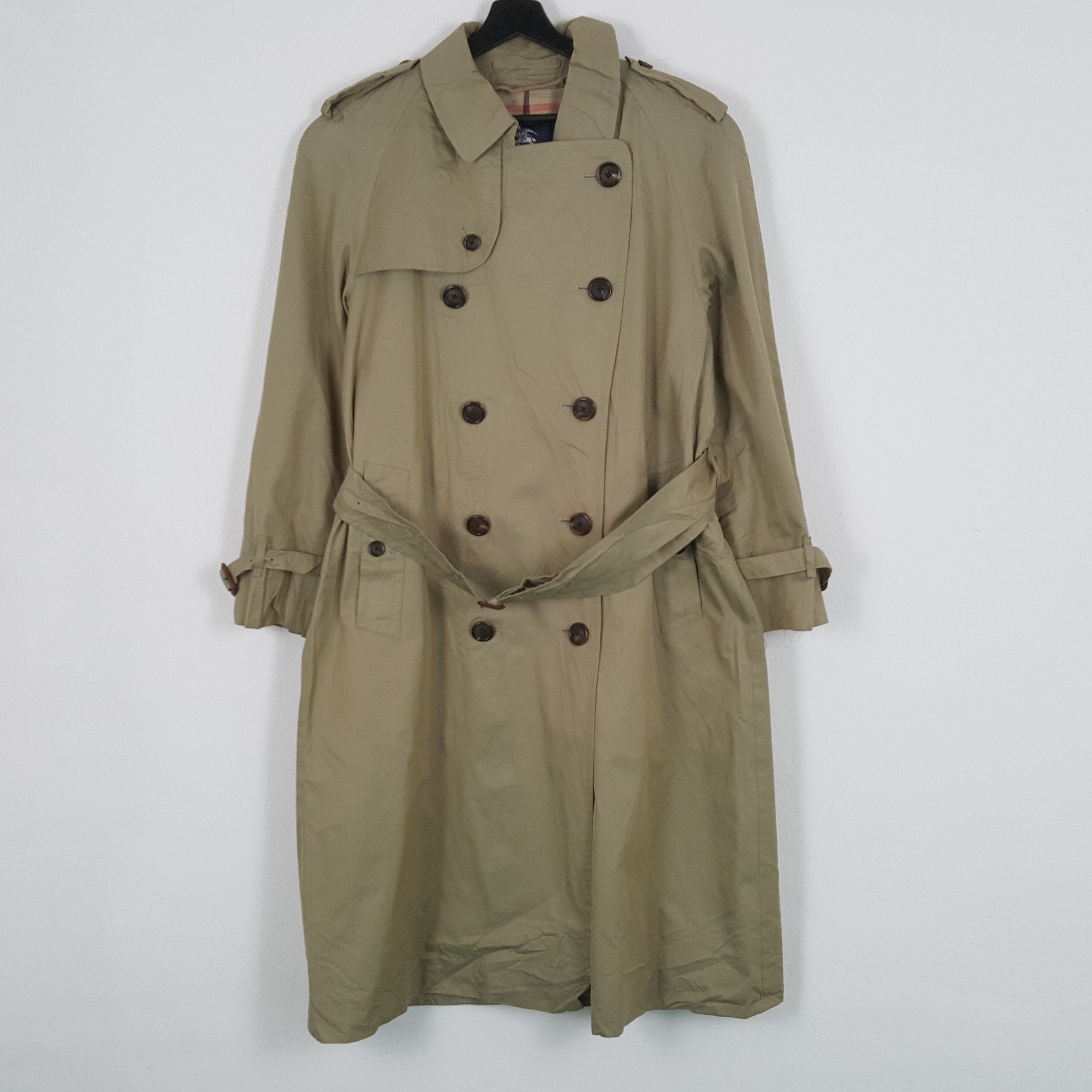 Burberry × Vintage BURBERRY LONDON Luxury Brand Trench Coat Jacket Size US M / EU 48-50 / 2 - 1 Thumbnail