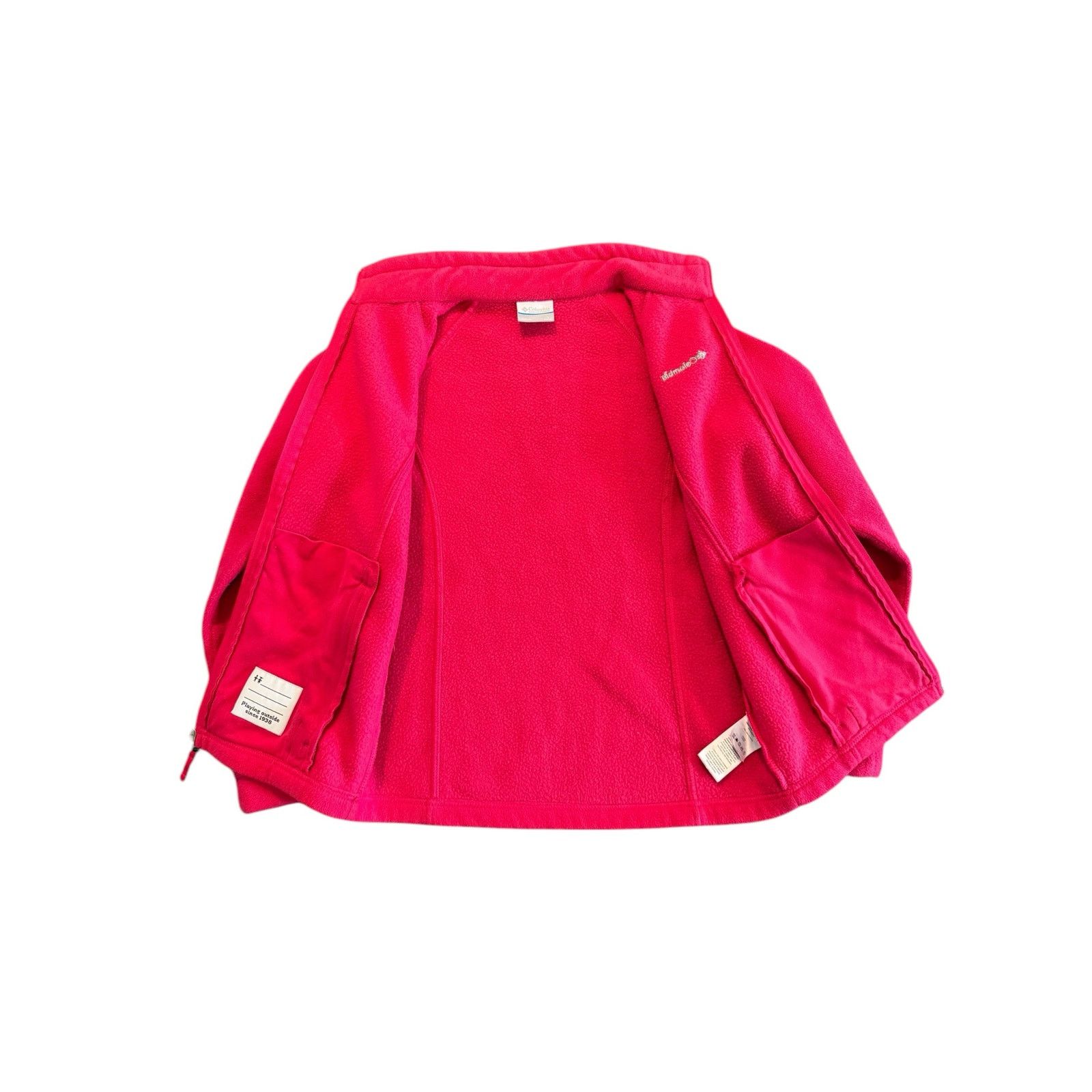 Columbia Columbia Fleece Jacket Size L 14/16 Pink Full Zip Outdoor Size US L / EU 52-54 / 3 - 6 Thumbnail